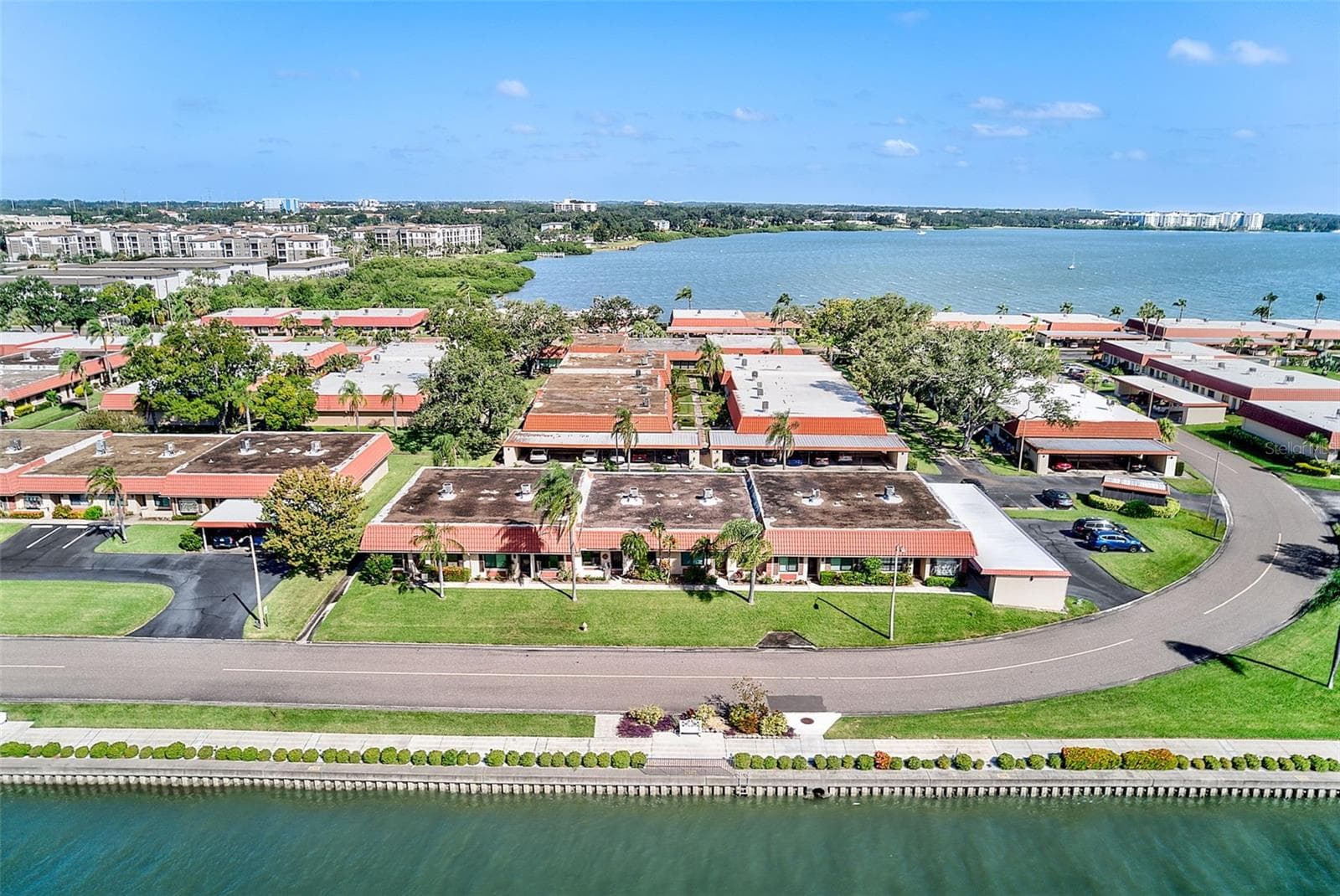 Aerial view of villa - 19029 US HIGHWAY 19 N #21F, CLEARWATER