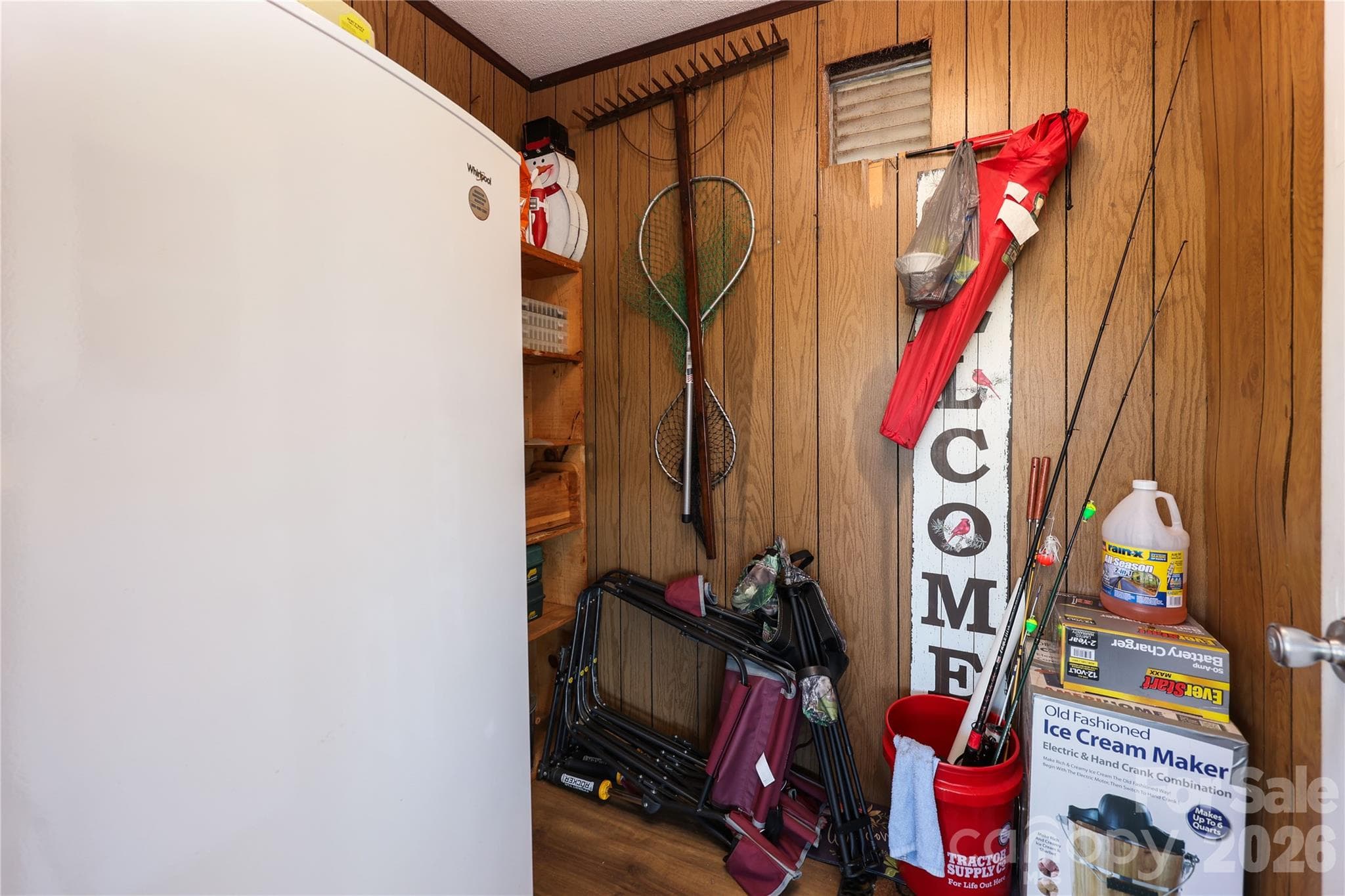 Storage room on carport - 149 Seeley Drive, Denton