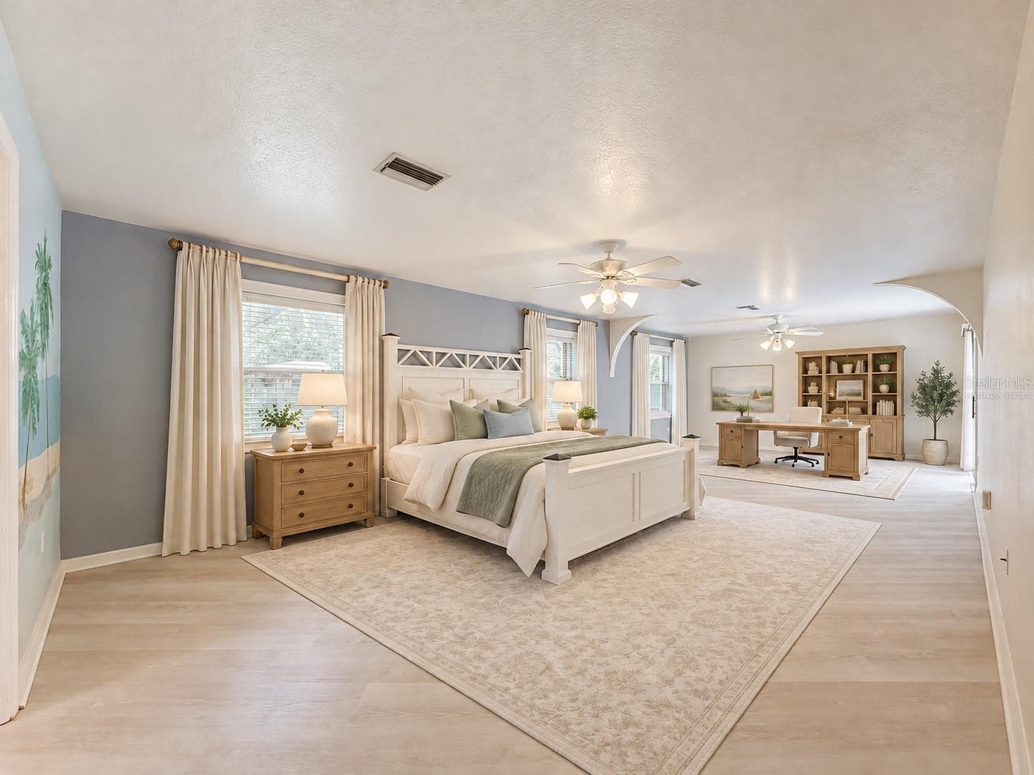 A home office. . .  (virtually staged) - 10074 SLEEPY WILLOW CT, SPRING HILL