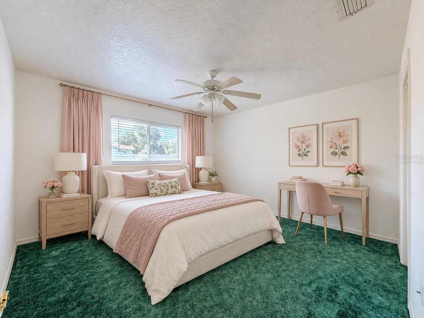 3 of 4 total bedrooms. (virtually staged) - 10074 SLEEPY WILLOW CT, SPRING HILL