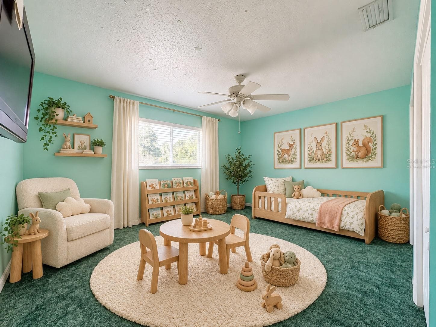 4 of 4 total bedrooms. (virtually staged) - 10074 SLEEPY WILLOW CT, SPRING HILL