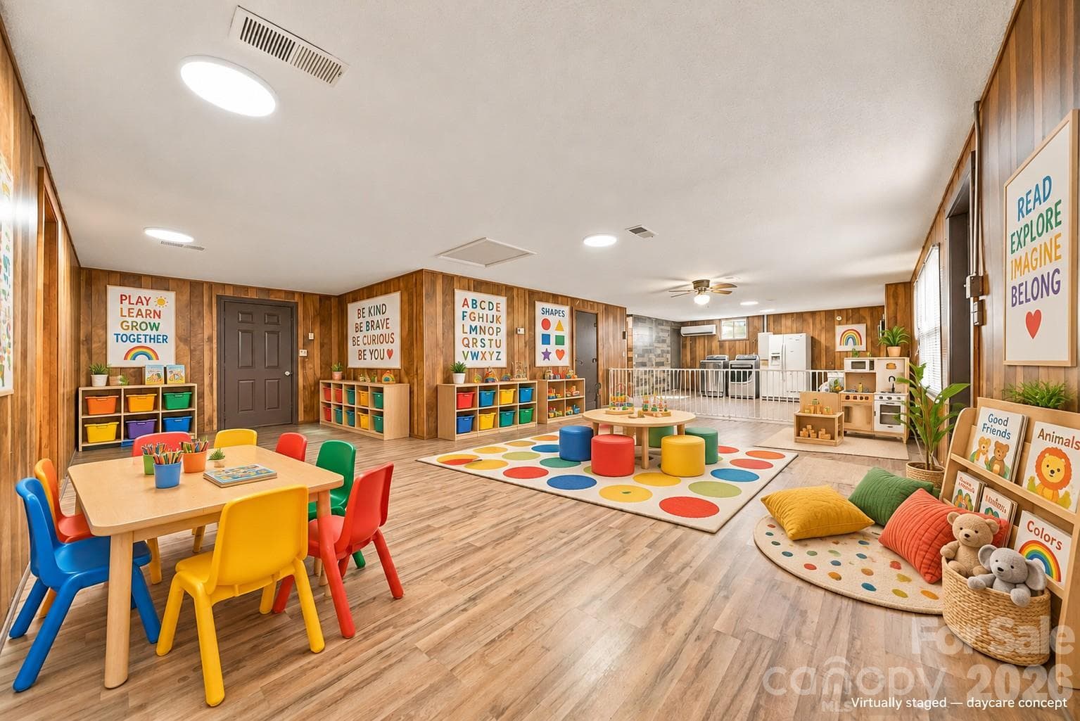 Virtually Staged as a Daycare - 1202 Airport Rhodhiss Road, Hickory
