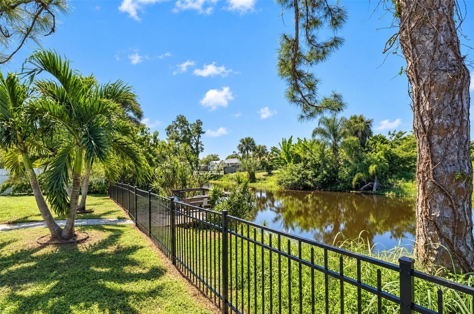 Canal and Fenced Yard - 3065 CLIFFORD ST, PUNTA GORDA