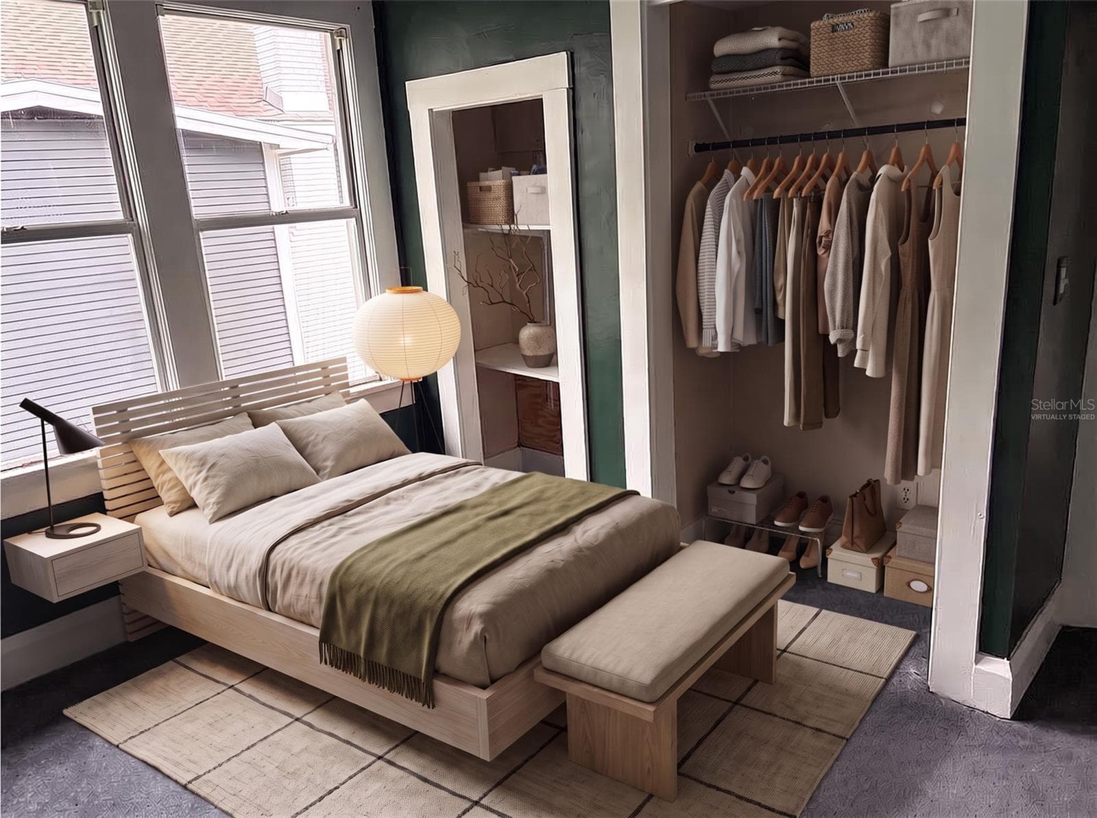 Primary bedroom"Virtually staged" - 1199 KING AVE, LAKELAND