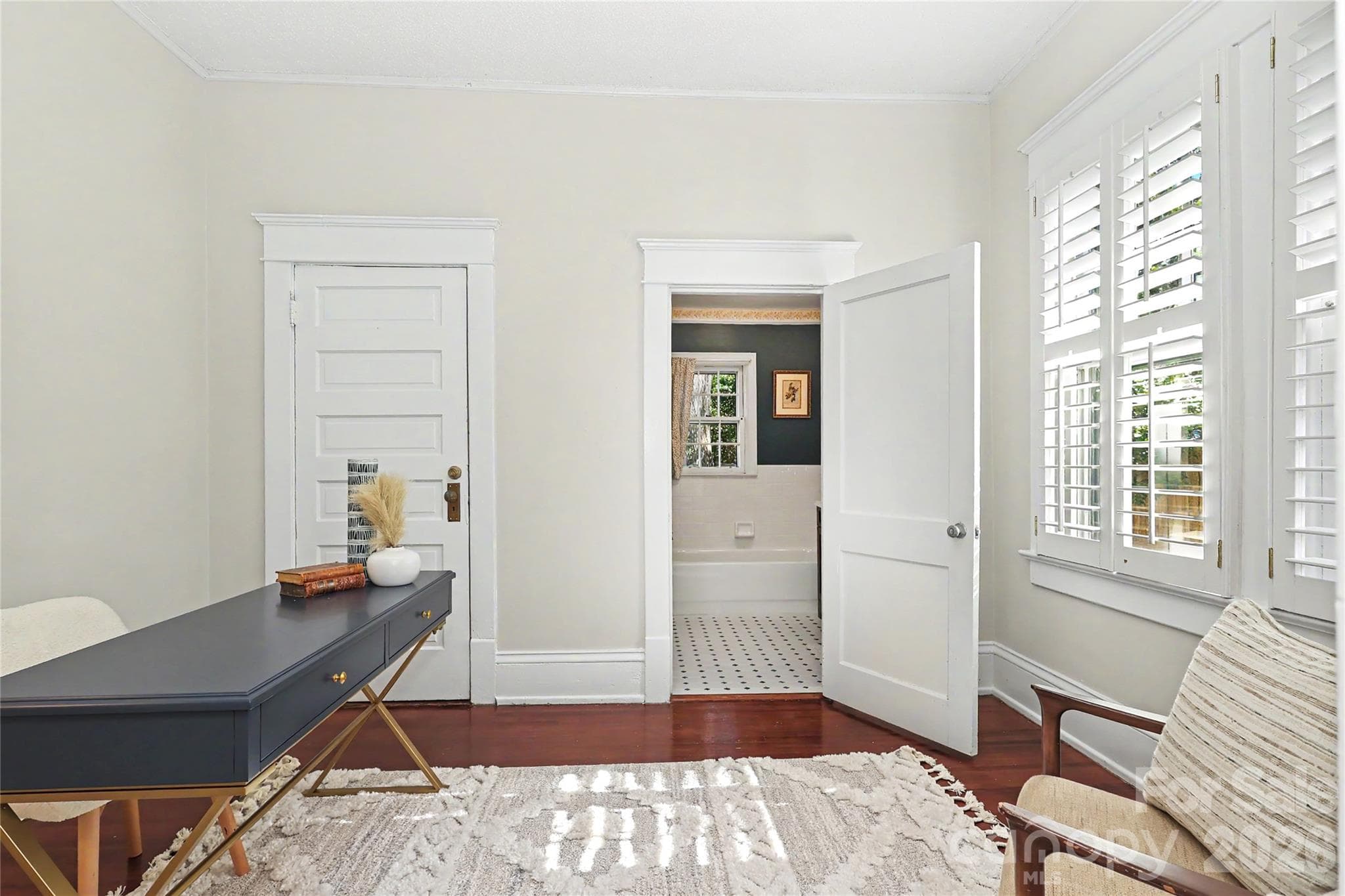 Home office/sitting room with attached bath and closet - 1933 Park Road, Charlotte
