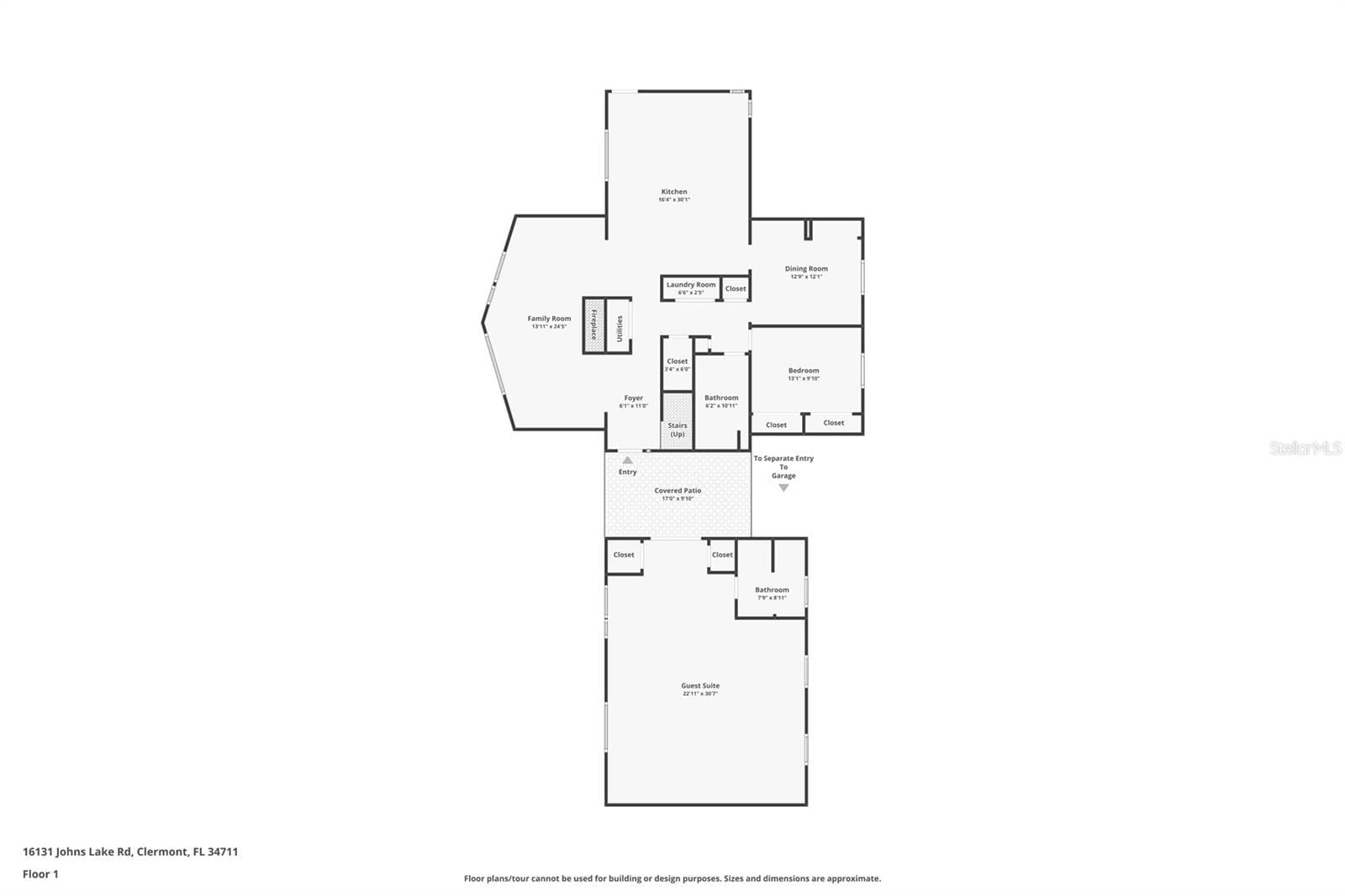 Floor Plan - 16131 JOHNS LAKE RD, CLERMONT