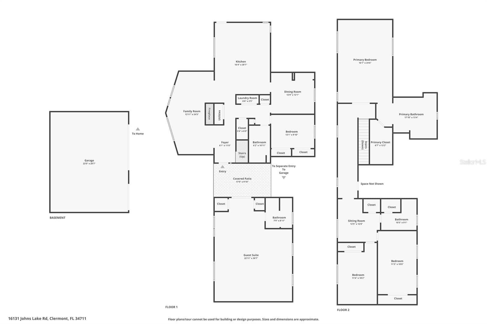 Floor Plan - 16131 JOHNS LAKE RD, CLERMONT