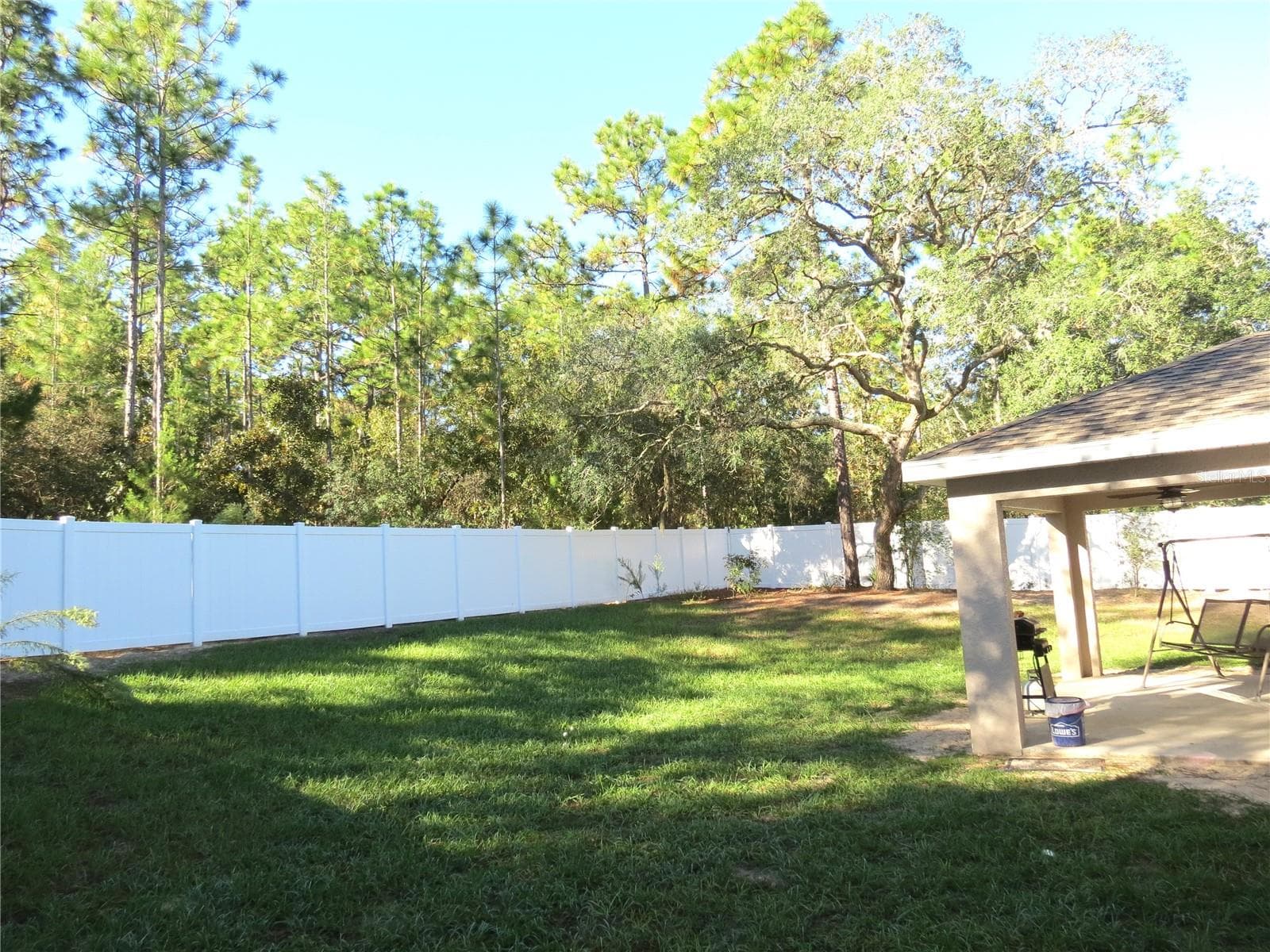 Fenced backyard - 2300 W WAVECREST DR, CITRUS SPRINGS