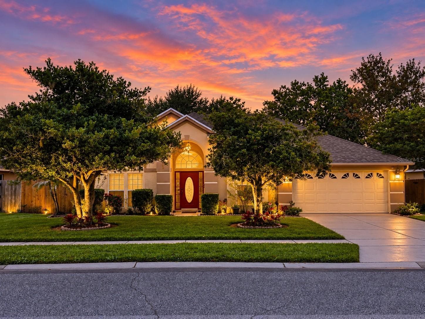 Front of House - Virtually Enhanced - 3805 RUNNING WATER DR, ORLANDO