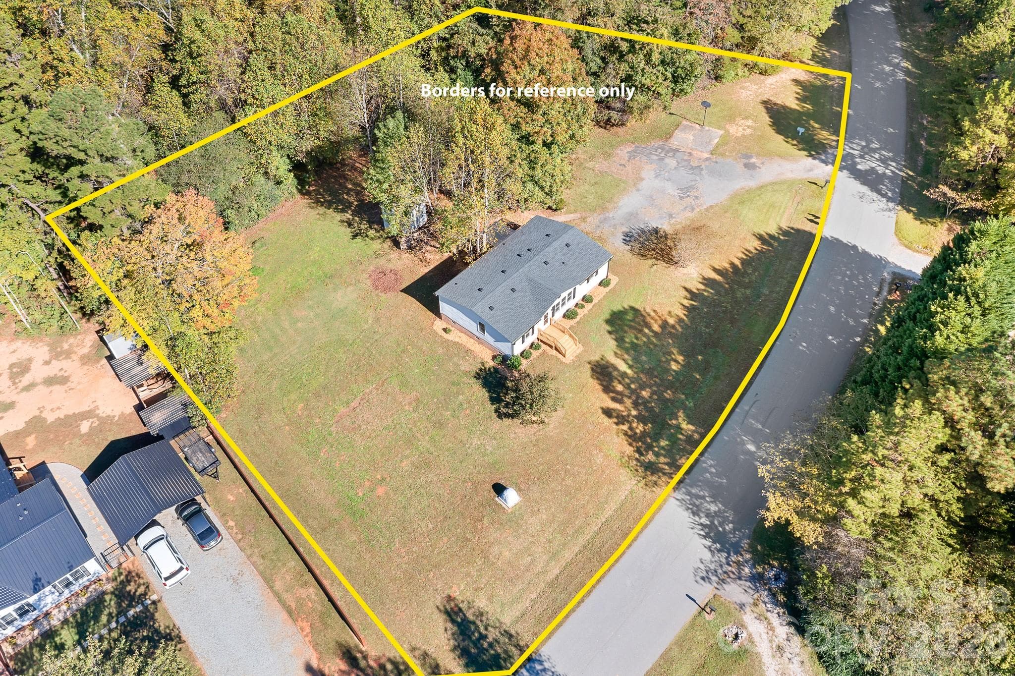 Approximate lot lines - 782 Monterey Drive, Iron Station
