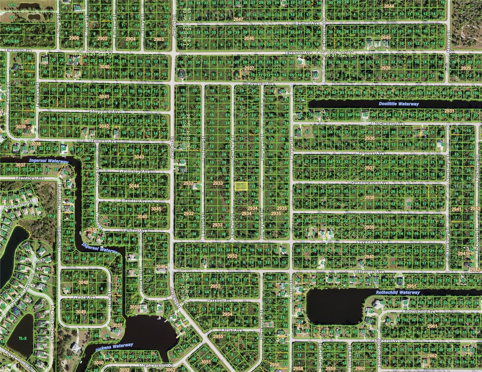Land at 2136 CHAFFEE ST, PORT CHARLOTTE, photo 4 of 4