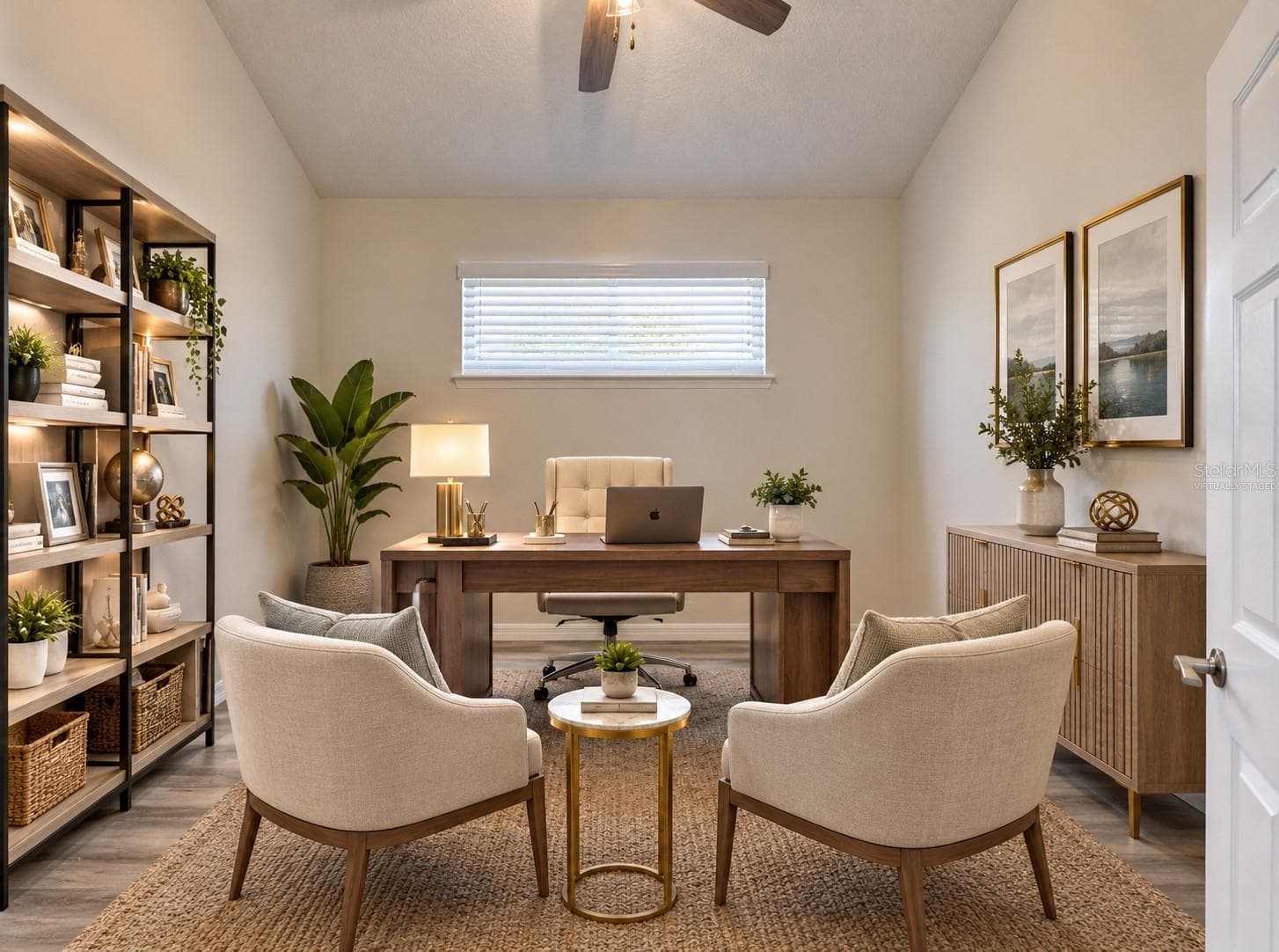 Virtually Staged Office/Den - 9013 HEATHLAND CT, MOUNT DORA