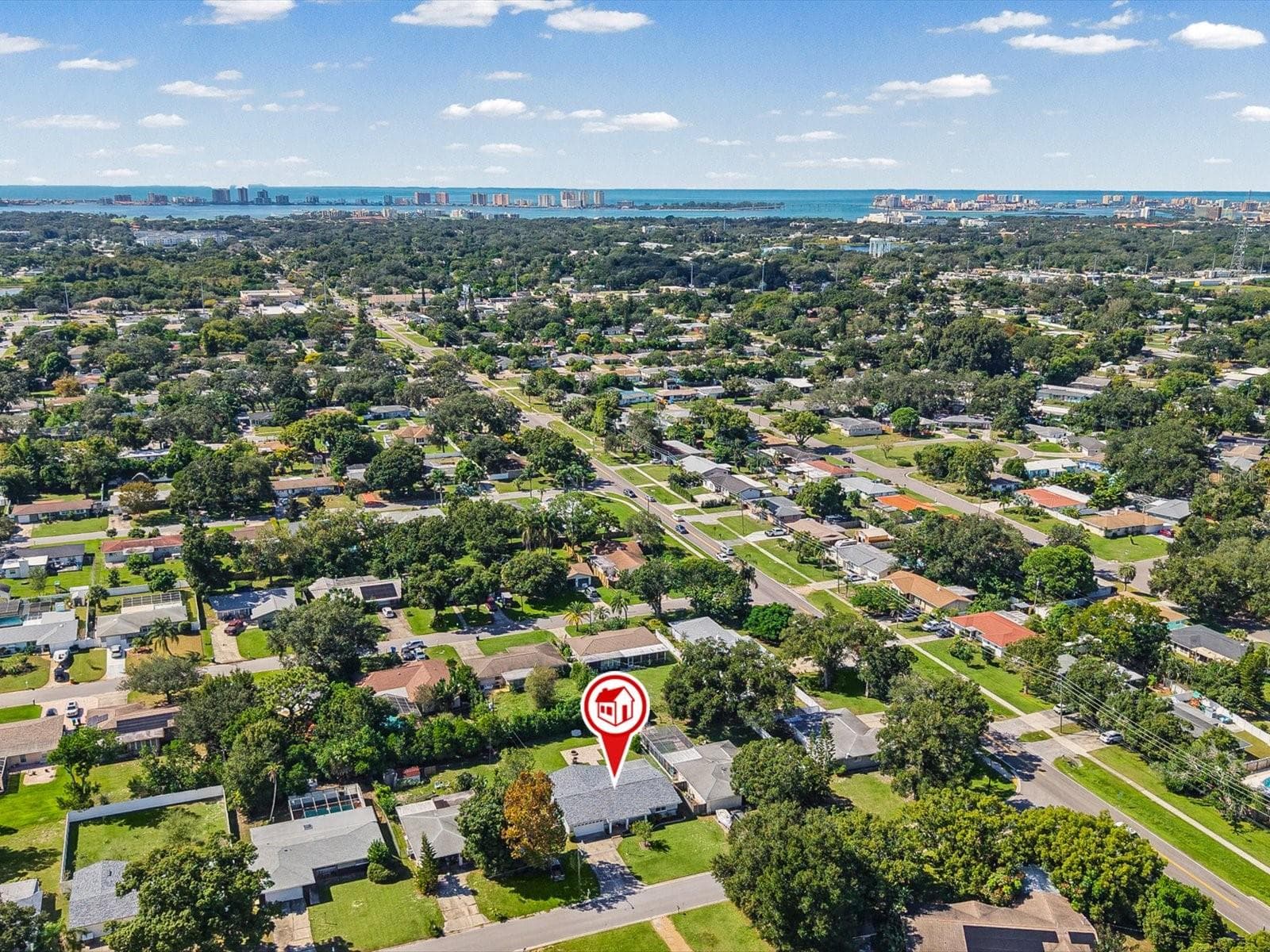 Notice the short distance to the gulf! - 1610 EVERGREEN AVE S, CLEARWATER