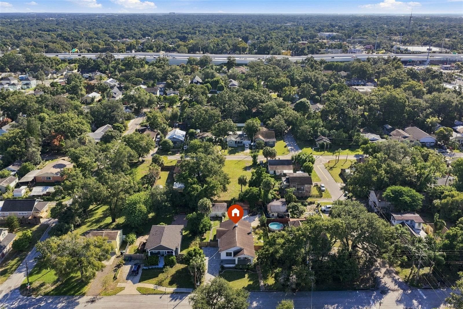 Aerial - 4203 N SUWANEE AVE, TAMPA