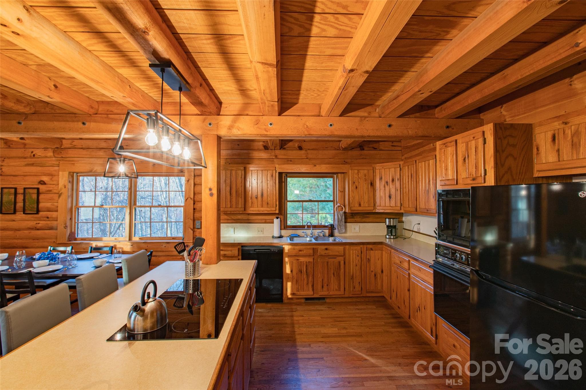 Kitchen - 2311 Old Mountain Road, Mars Hill