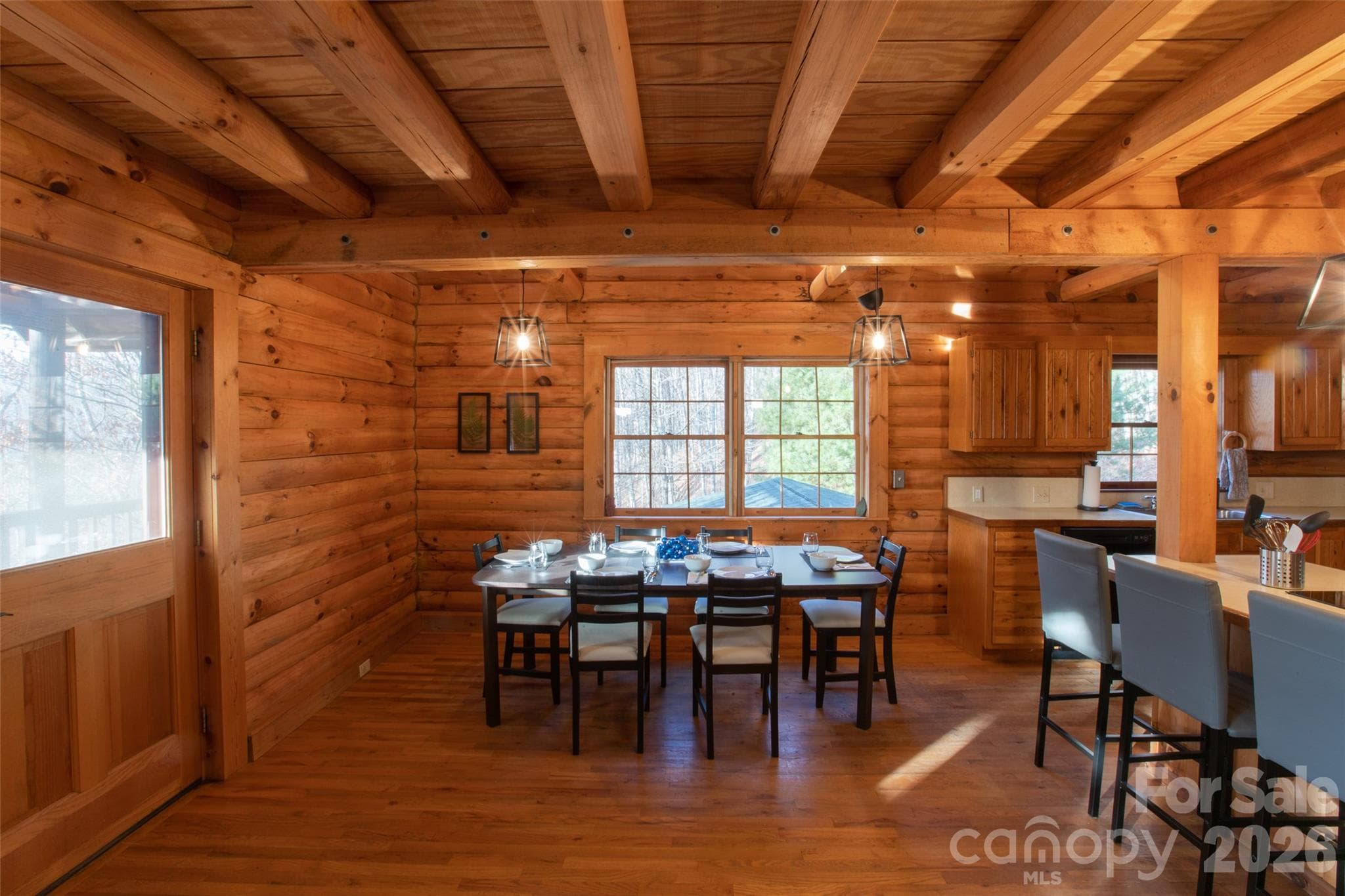 Dining Area - 2311 Old Mountain Road, Mars Hill