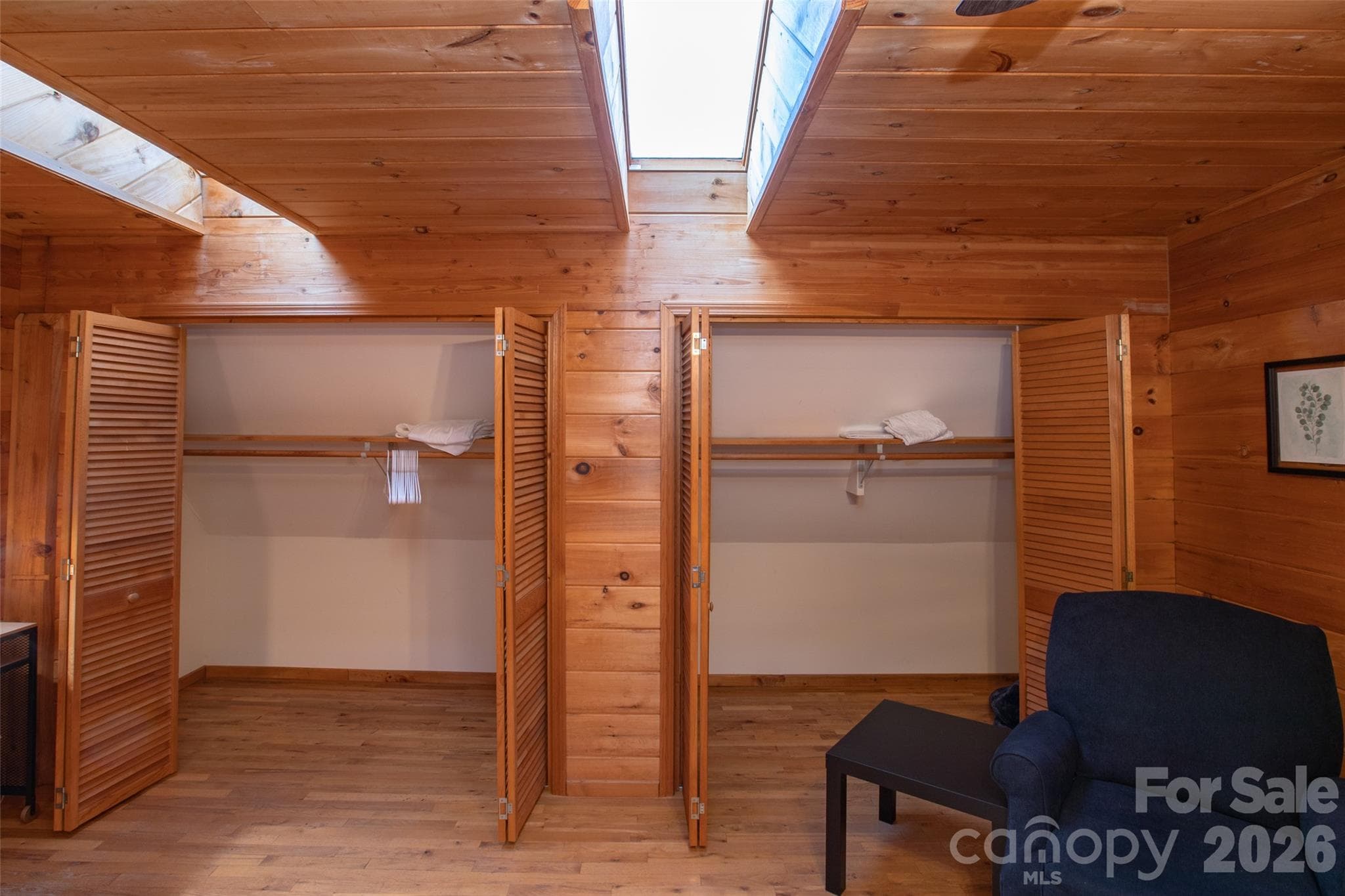 Primary Bedroom Closets - 2311 Old Mountain Road, Mars Hill