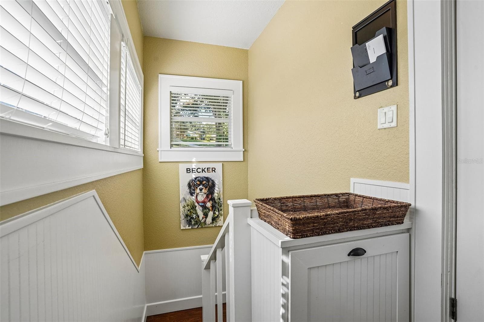 Stairwell downstairs - 1501 FAHNSTOCK ST, EUSTIS