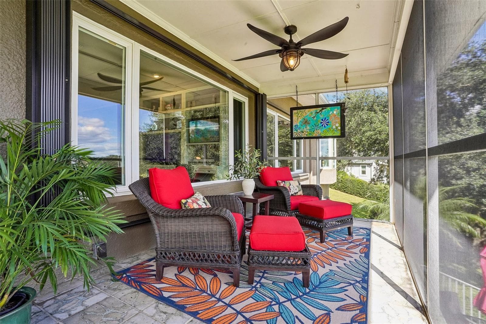 Main floor screened lanai - 1501 FAHNSTOCK ST, EUSTIS