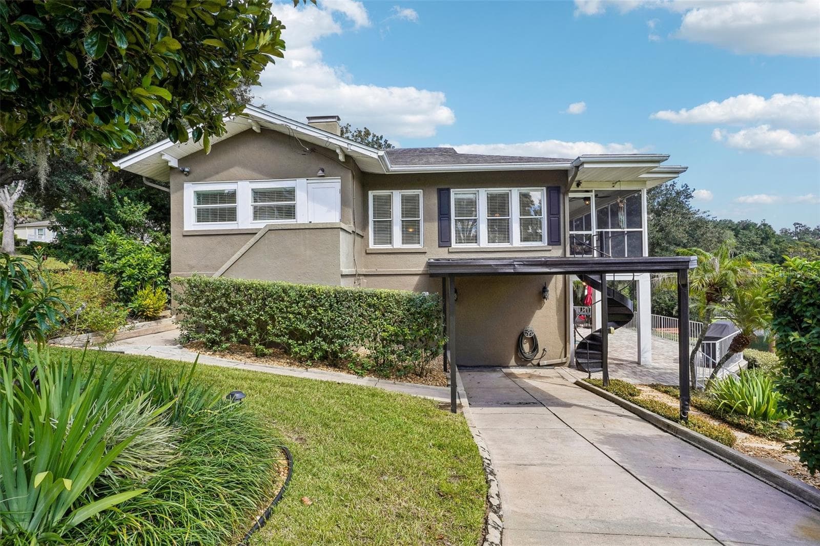 Separate Covered Guest Driveway - 1501 FAHNSTOCK ST, EUSTIS