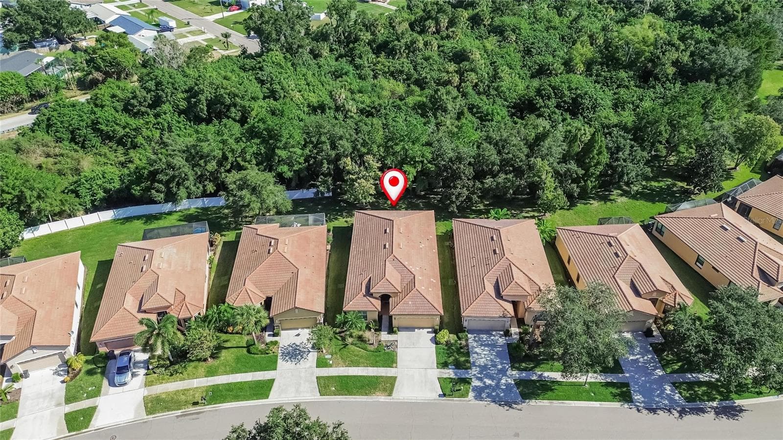 Aerial view - 213 SILVER FALLS DR, APOLLO BEACH