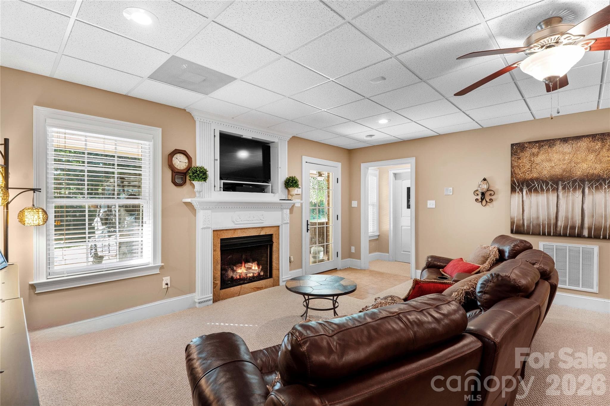 Lower level rec room/den - 220 Cedar Lake Drive, Statesville