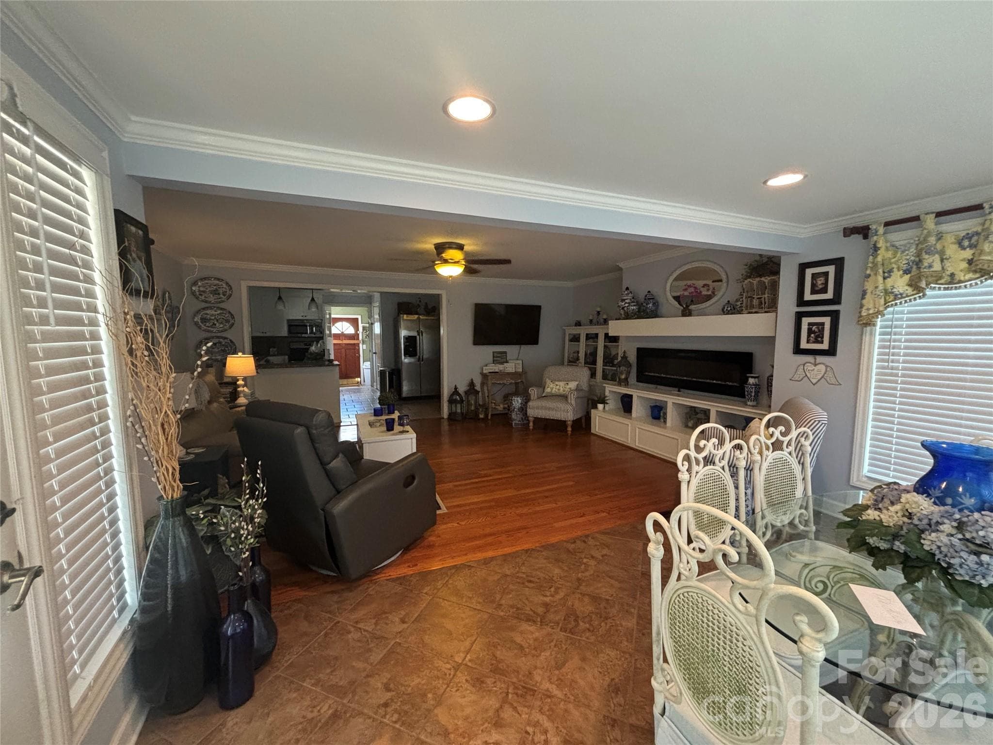 Sunroom into Living Area - 1030 Dick Elam Road, Kings Mountain