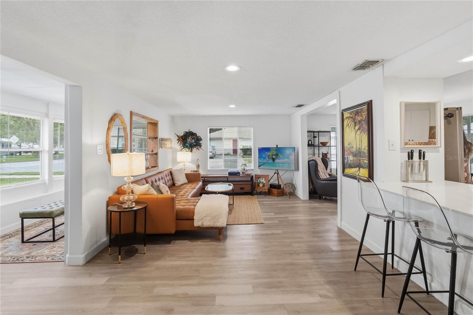 Living room with great open floorplan. - 438 VIRGINIA AVE, ST CLOUD