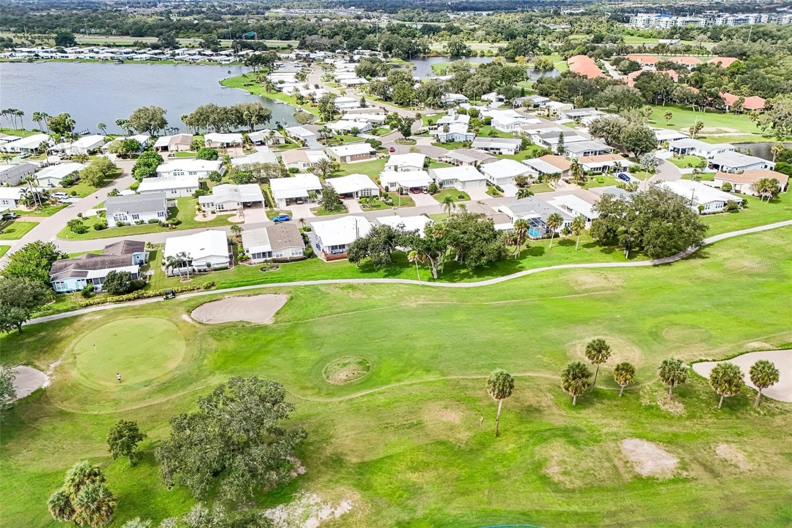 Arial View of Green - 8510 COUNTESS AVENUE CIR, PALMETTO