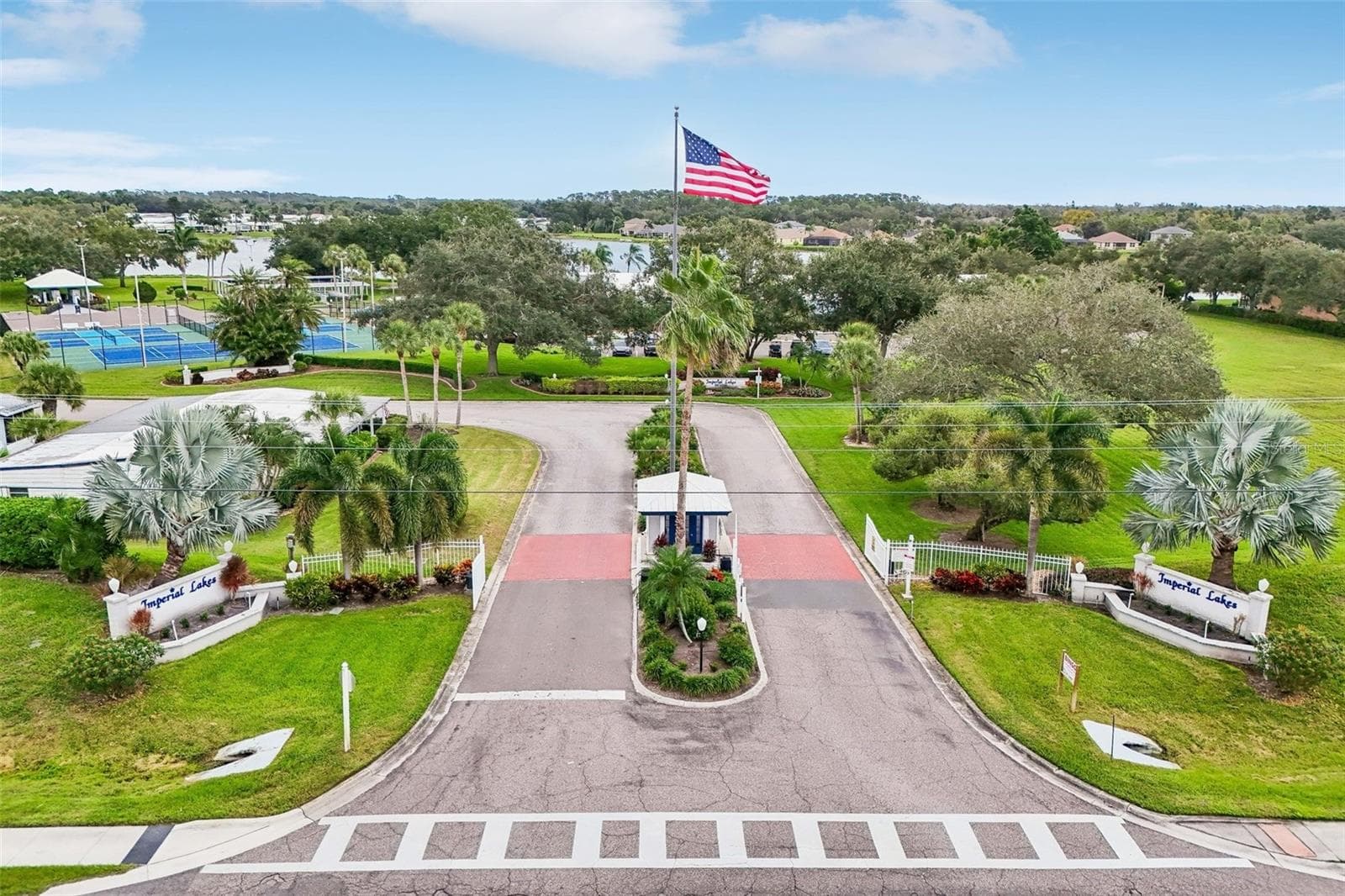 Entrance & Gate to Imperial Lakes Estates - 8510 COUNTESS AVENUE CIR, PALMETTO