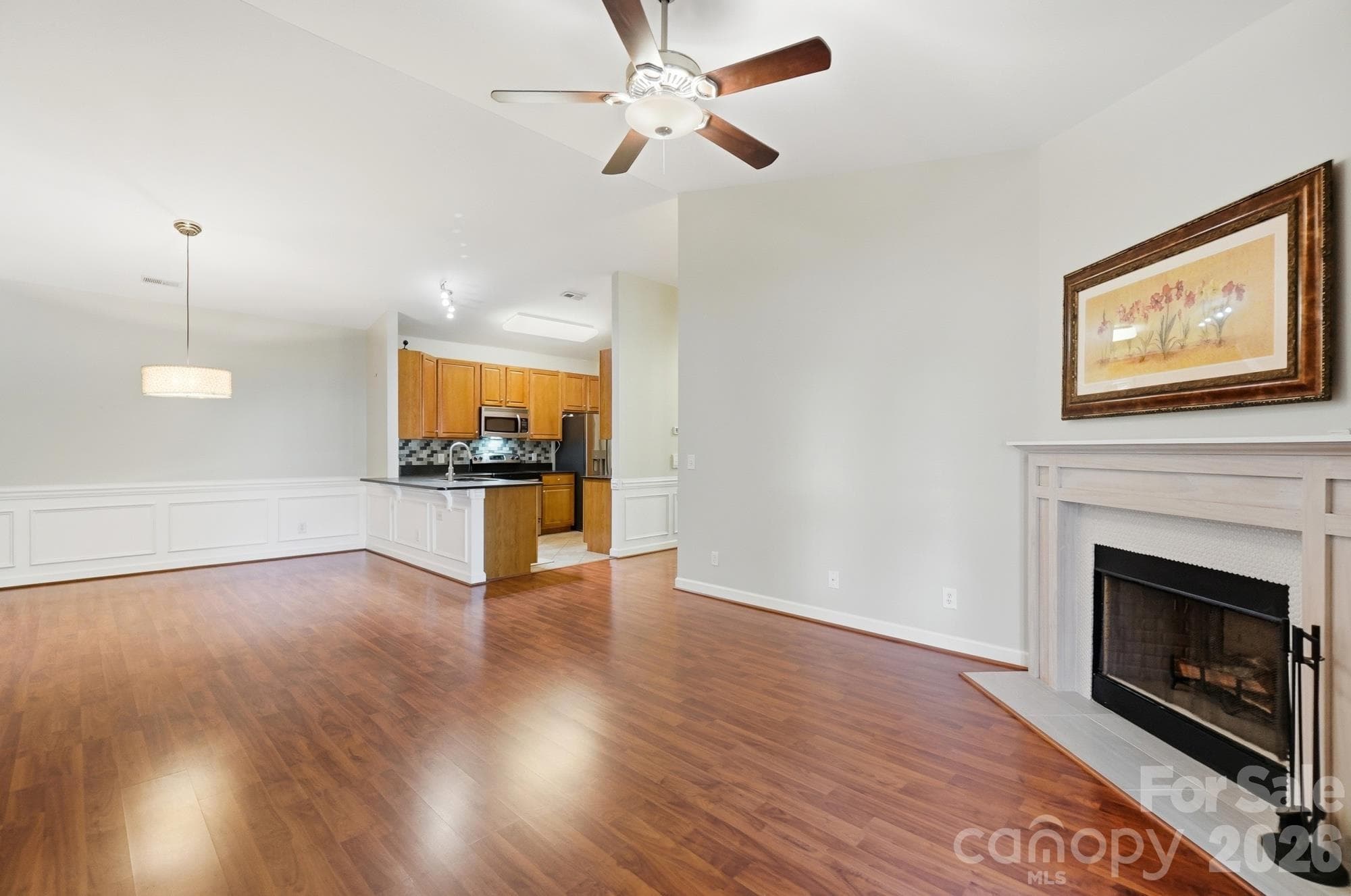 Open Concept Living Area - 16752 Amberside Road, Cornelius