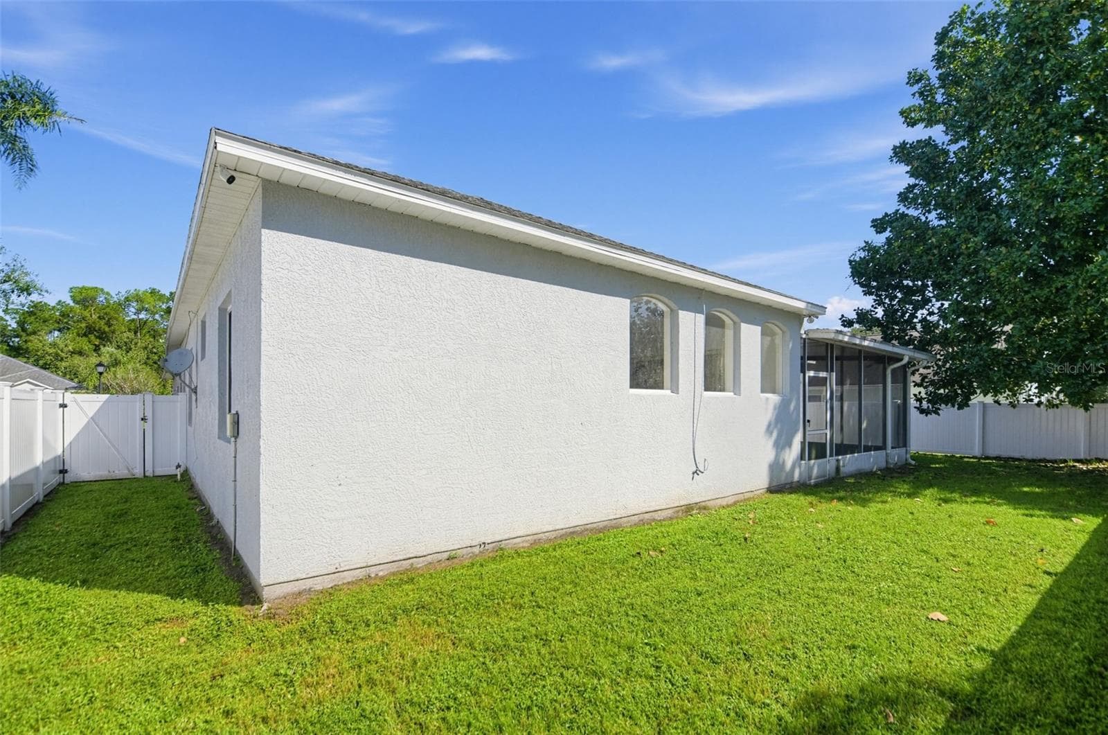 SIDE AND BACK YARD HAS PLENTY OF SPACE FOR YOUR FUR BABIES AND/ OR KIDS TO PLAY. - 13838 RIVERPATH GROVE DR, ORLANDO