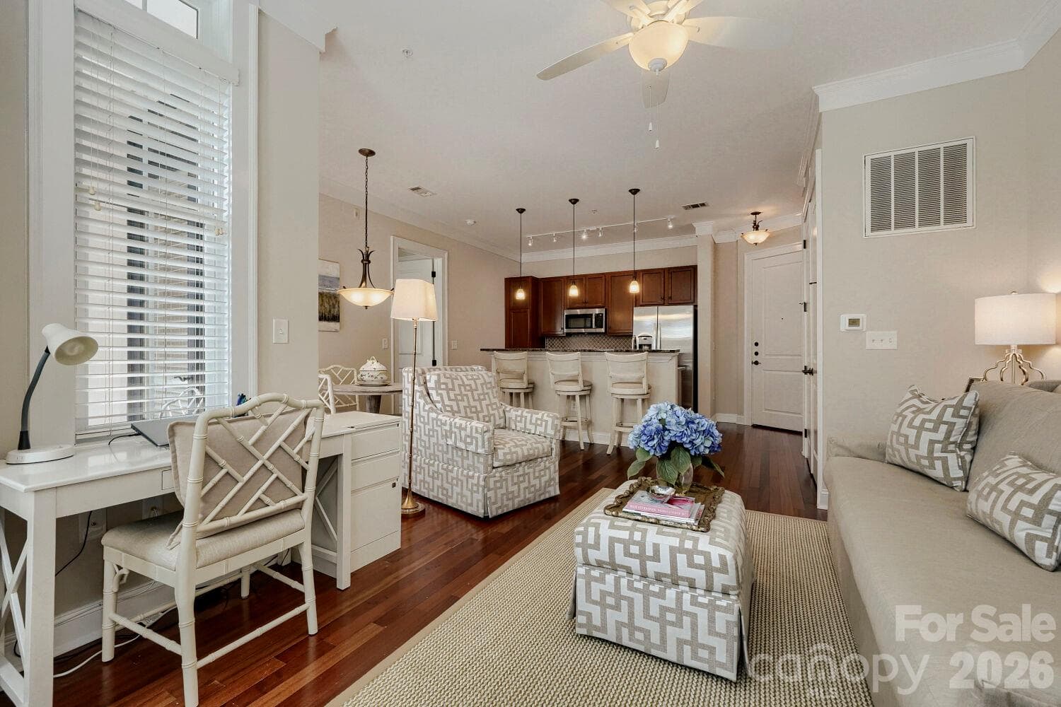 Open Living to Kitchen - 2810 Selwyn Avenue, Charlotte