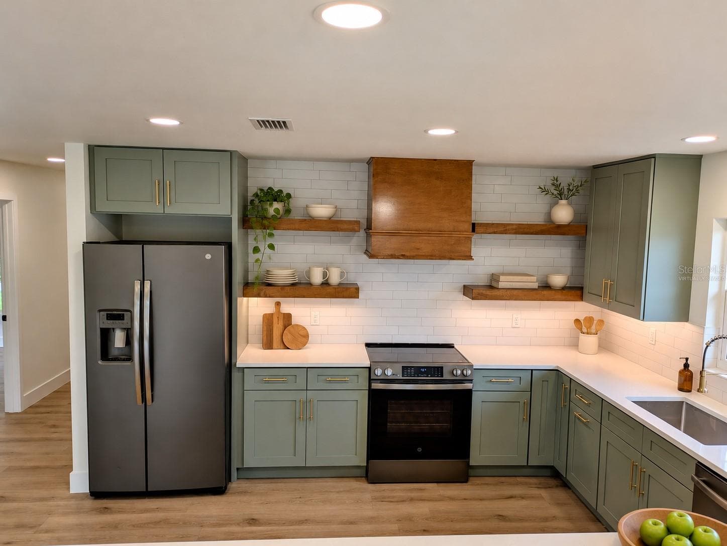 Kitchen Virtually staged - 2748 GLENWOOD AVE, NEW SMYRNA BEACH
