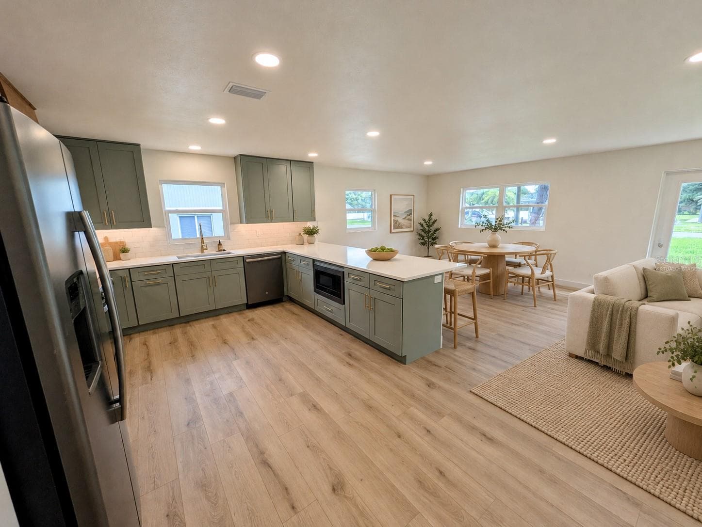 Kitchen Virtually staged - 2748 GLENWOOD AVE, NEW SMYRNA BEACH