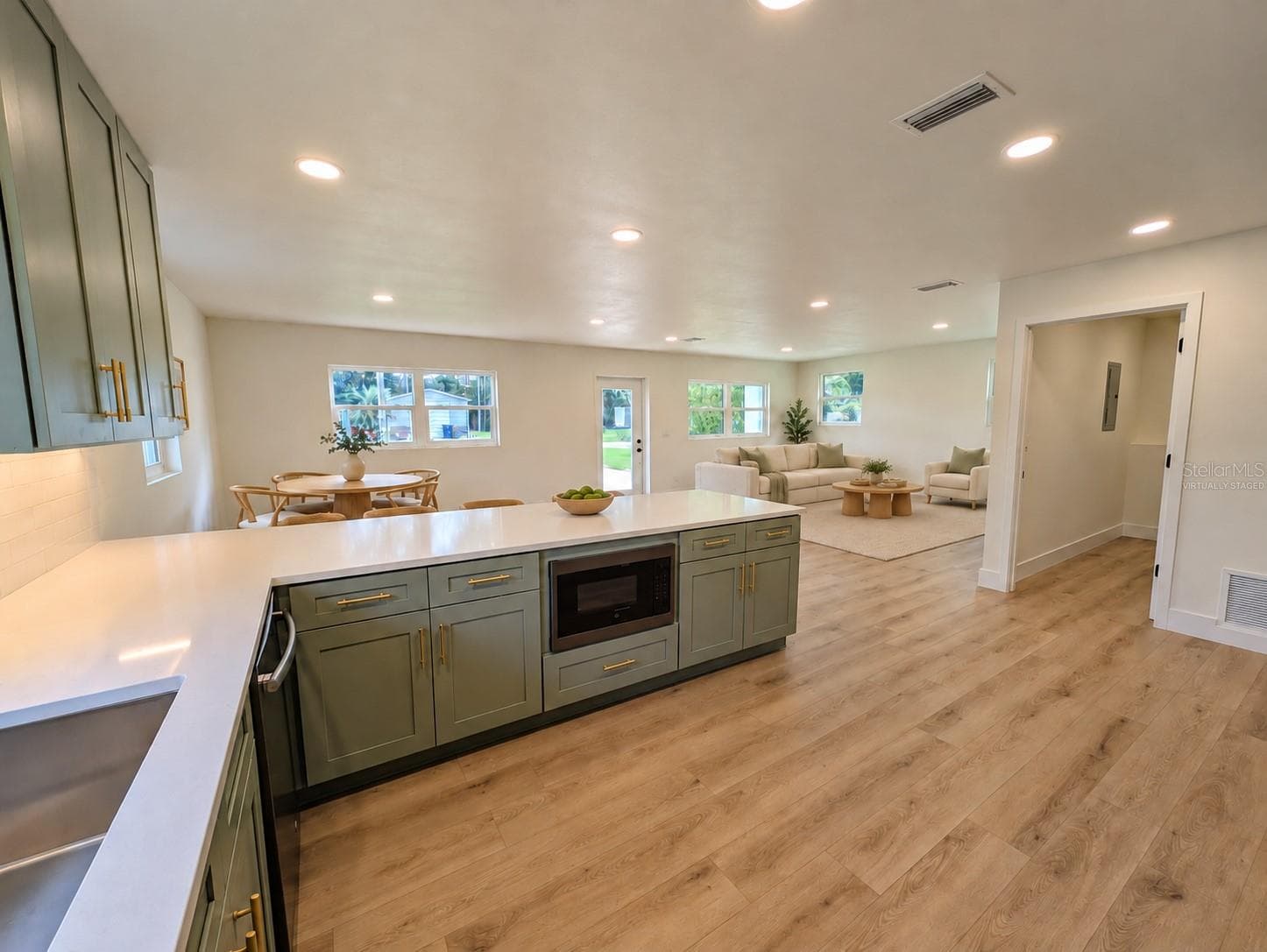 Kitchen Virtually staged - 2748 GLENWOOD AVE, NEW SMYRNA BEACH