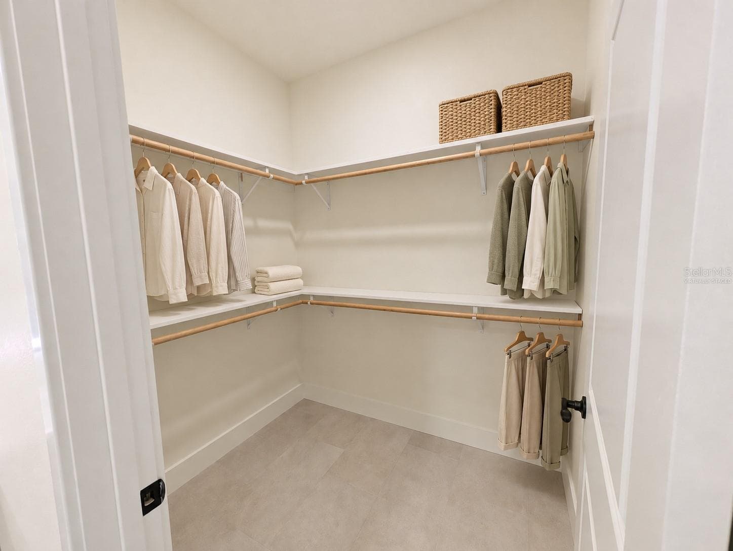 Primary closet Virtually staged - 2748 GLENWOOD AVE, NEW SMYRNA BEACH