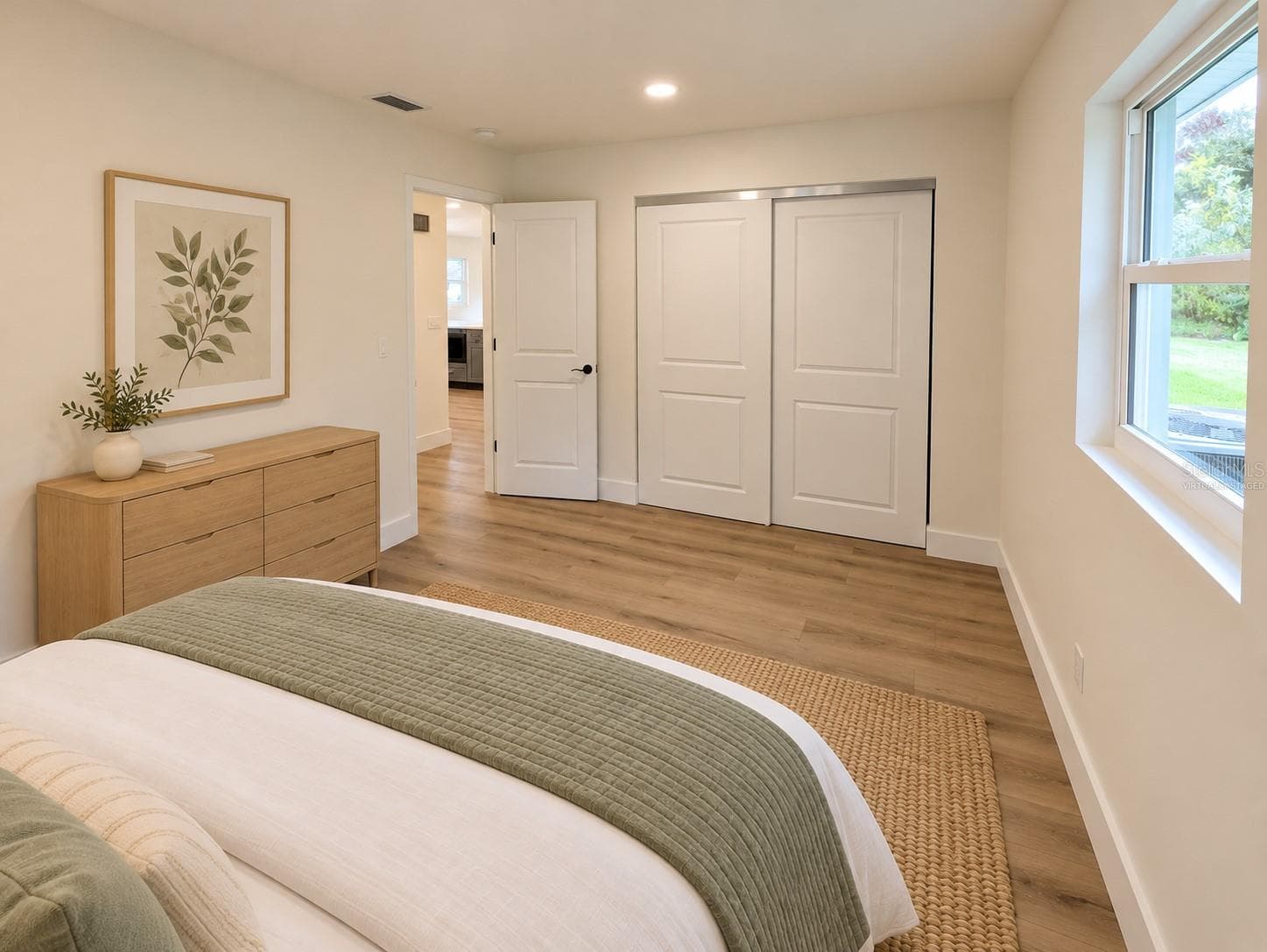Bedroom 1 Virtually staged - 2748 GLENWOOD AVE, NEW SMYRNA BEACH