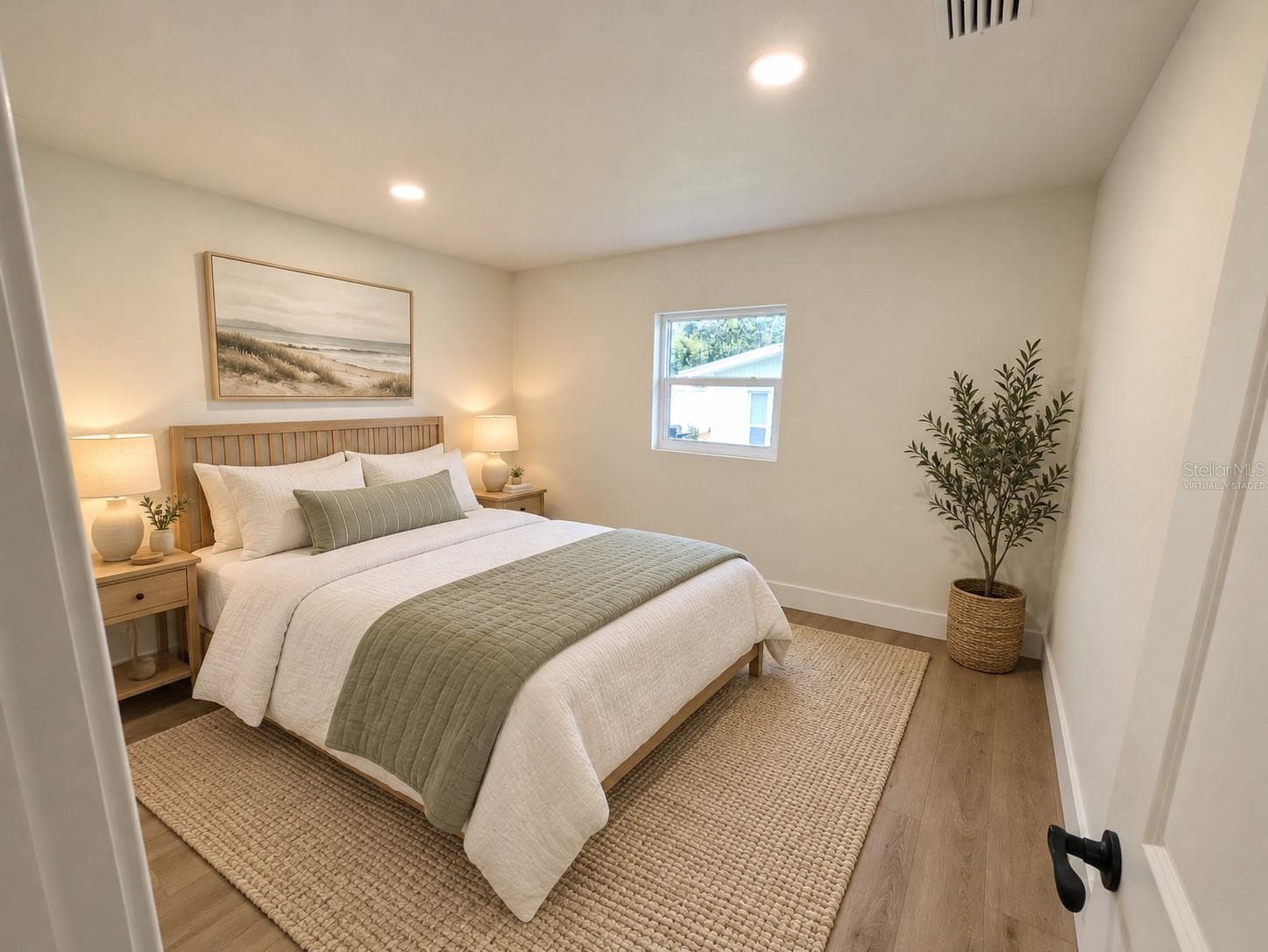 Bedroom 2 Virtually staged - 2748 GLENWOOD AVE, NEW SMYRNA BEACH