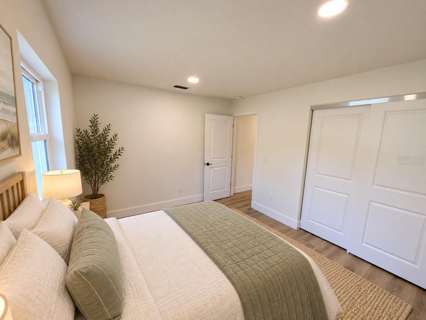 Bedroom 2 Virtually staged - 2748 GLENWOOD AVE, NEW SMYRNA BEACH