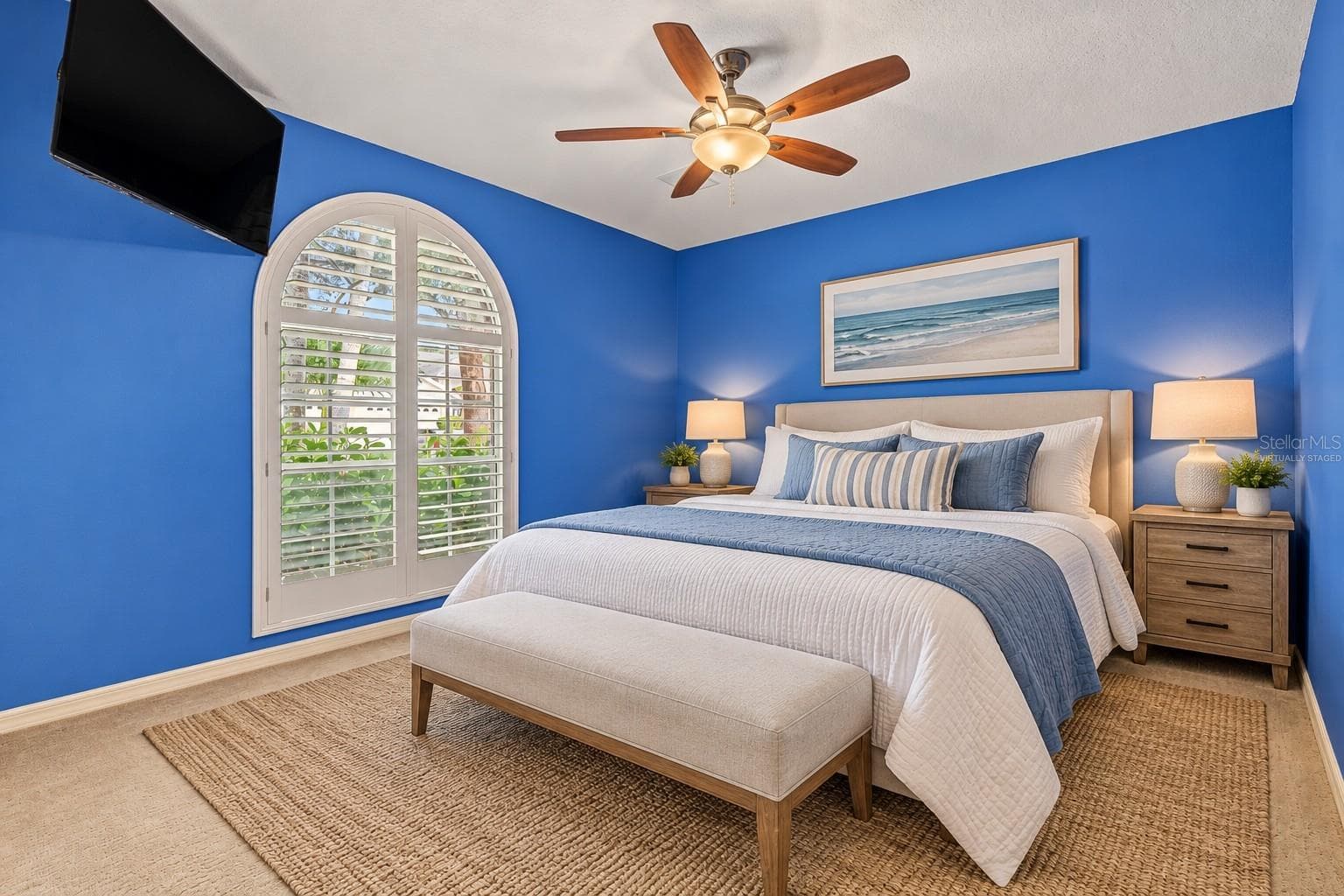 Virtually Staged Bedroom 2 - 5644 GLENCREST BLVD, TAMPA
