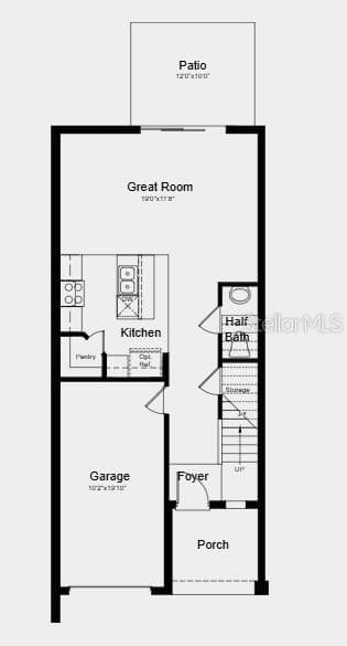 Floor 1 ~ Additional Highlights Include: extended tile flooring on 1st floor, whole house blinds, and all appliances included - 7207 GRAND FOREST WAY, NOKOMIS