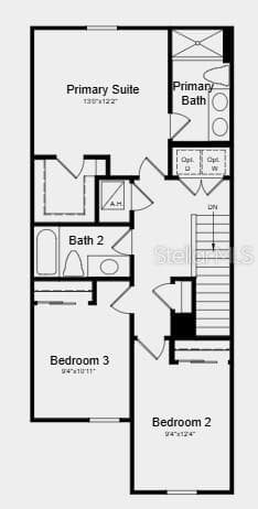 Floor 2 ~ Additional Highlights Include: extended tile flooring on 1st floor, whole house blinds, and all appliances included - 7207 GRAND FOREST WAY, NOKOMIS