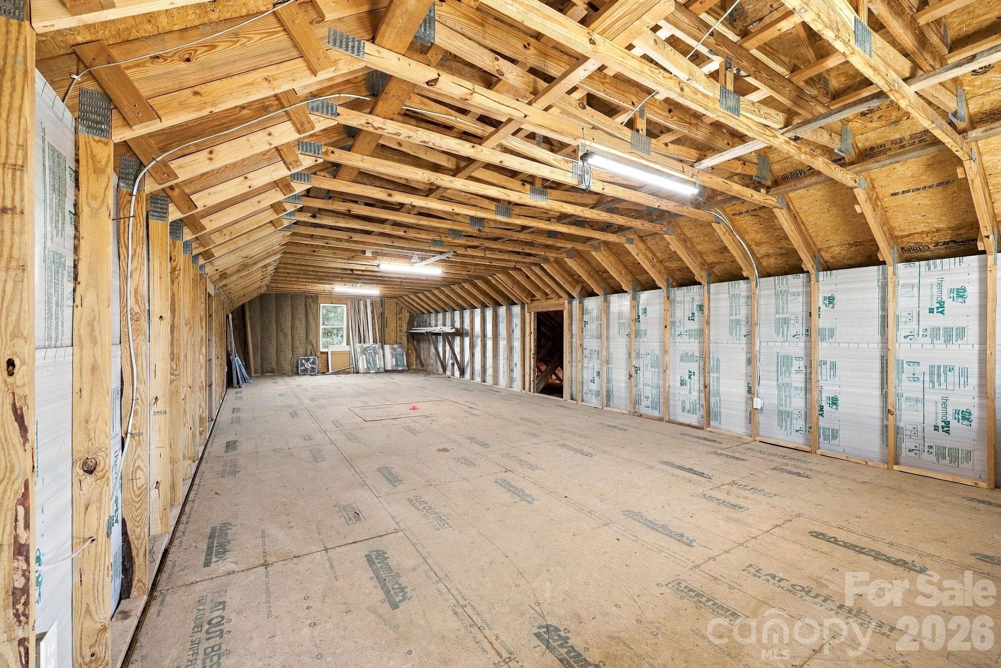 Unfinished area above garage - 48155 Ingram Road, New London