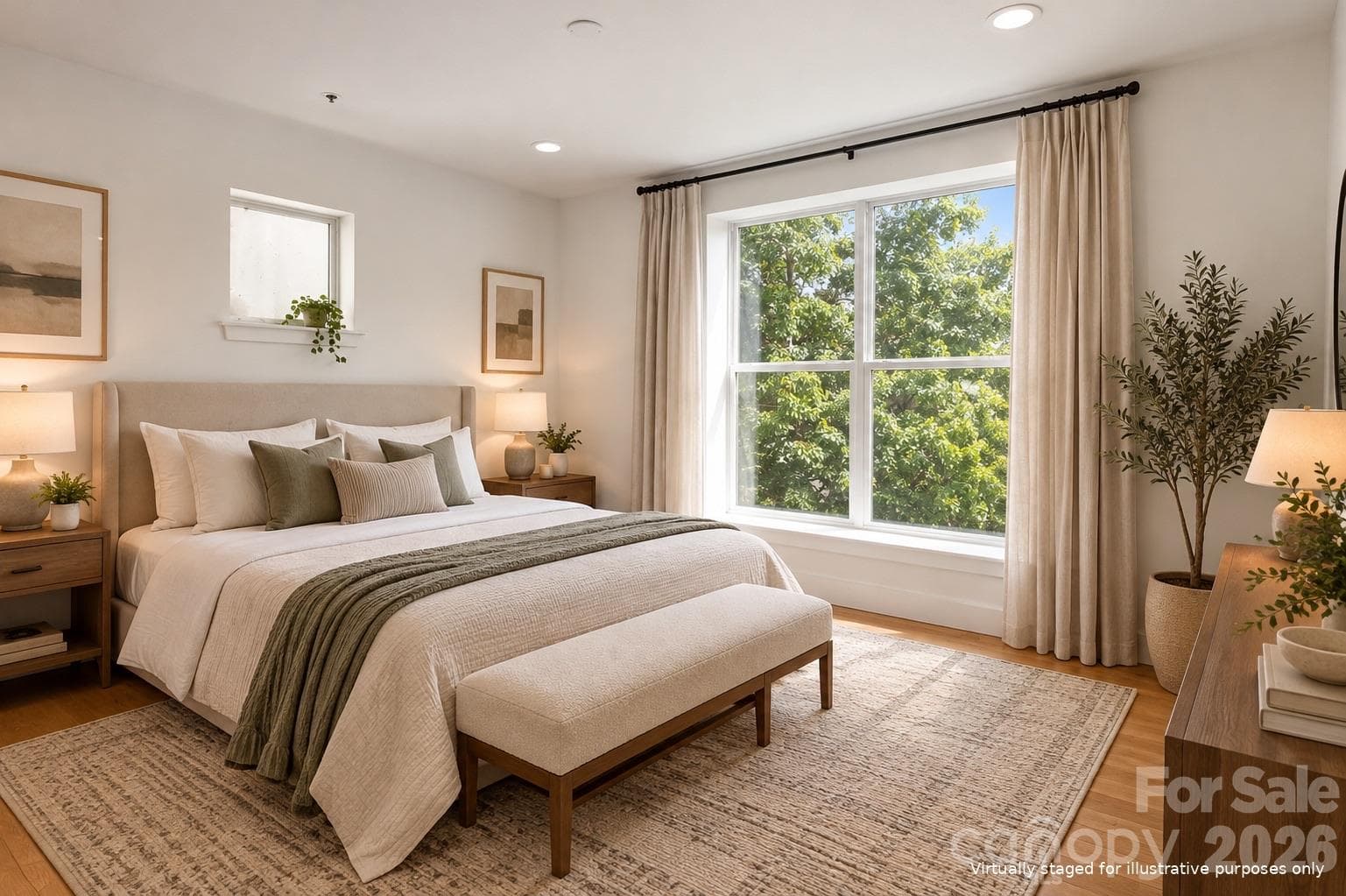 Primary Bedroom - 2090 Atherton Heights Lane, Charlotte