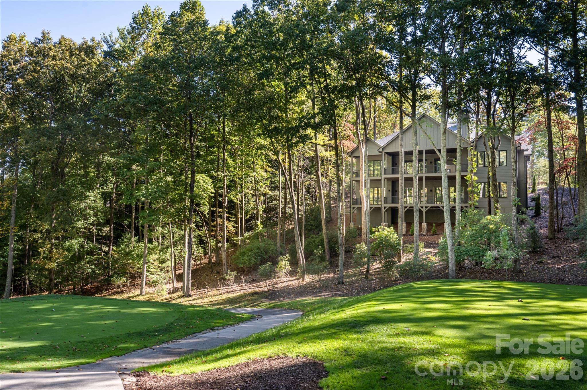 Overlooking the 7th tee at Champion Hills - 99 Little Cherokee Ridge, Hendersonville