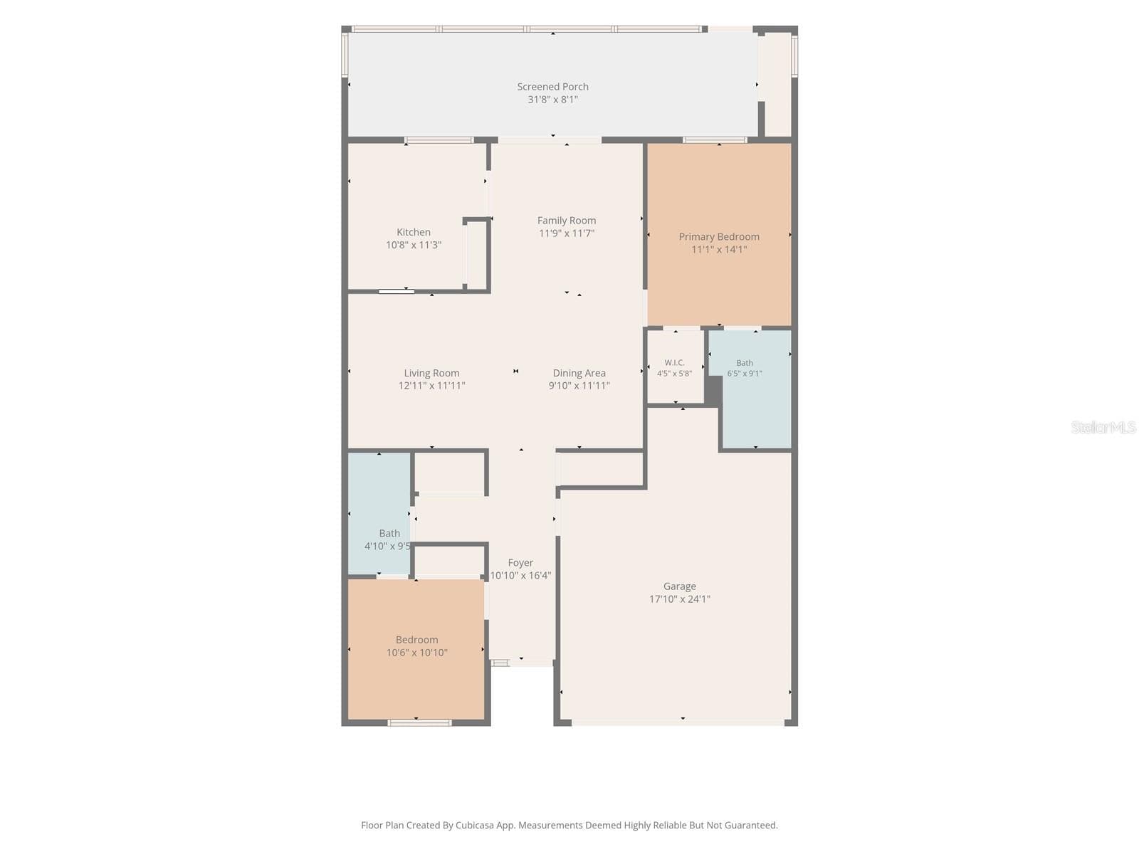Floor Plan - 4008 SHORESIDE CIR, TAMPA