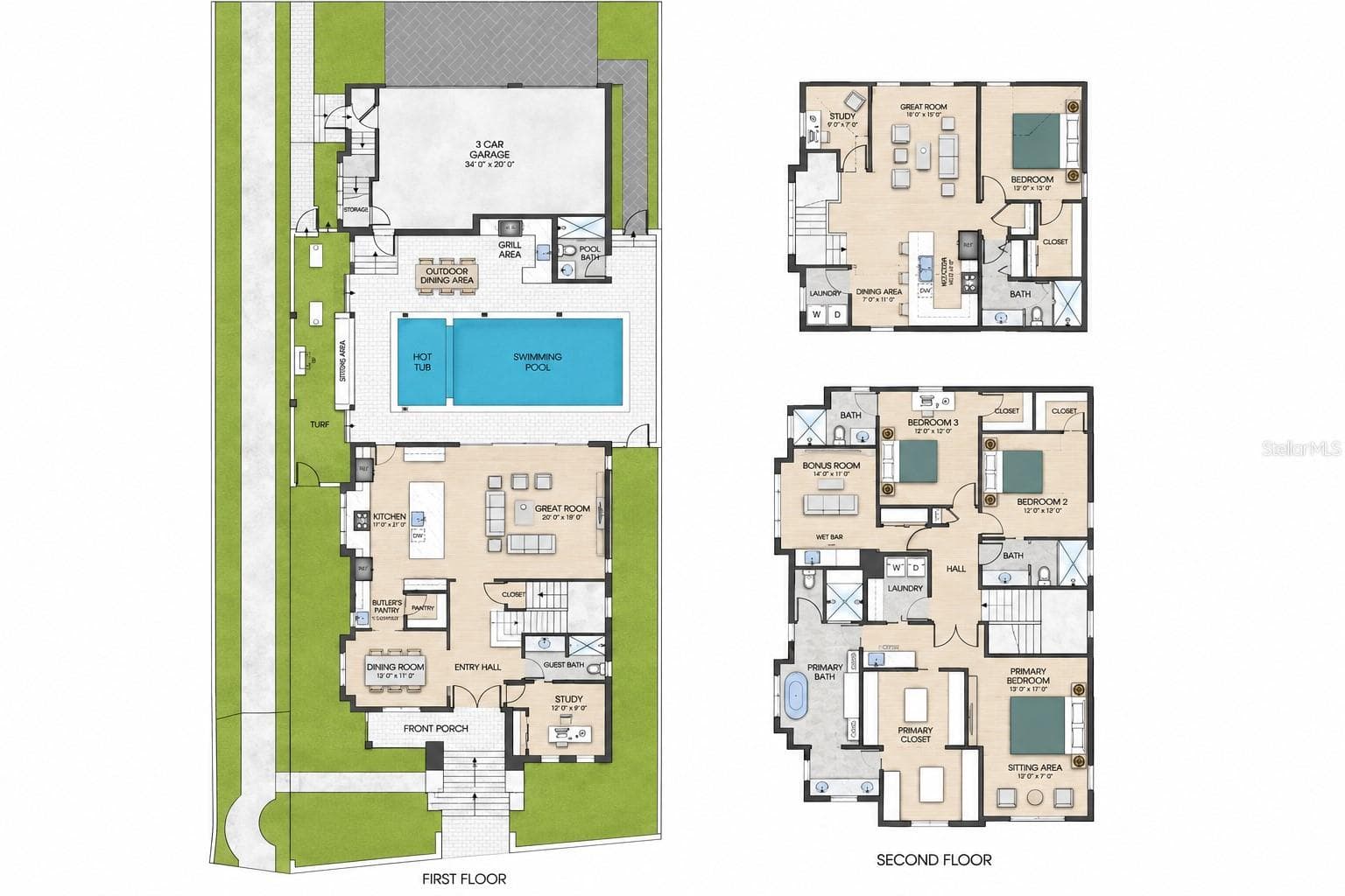 Floor plan - 2313 N RIVERSIDE DR, TAMPA