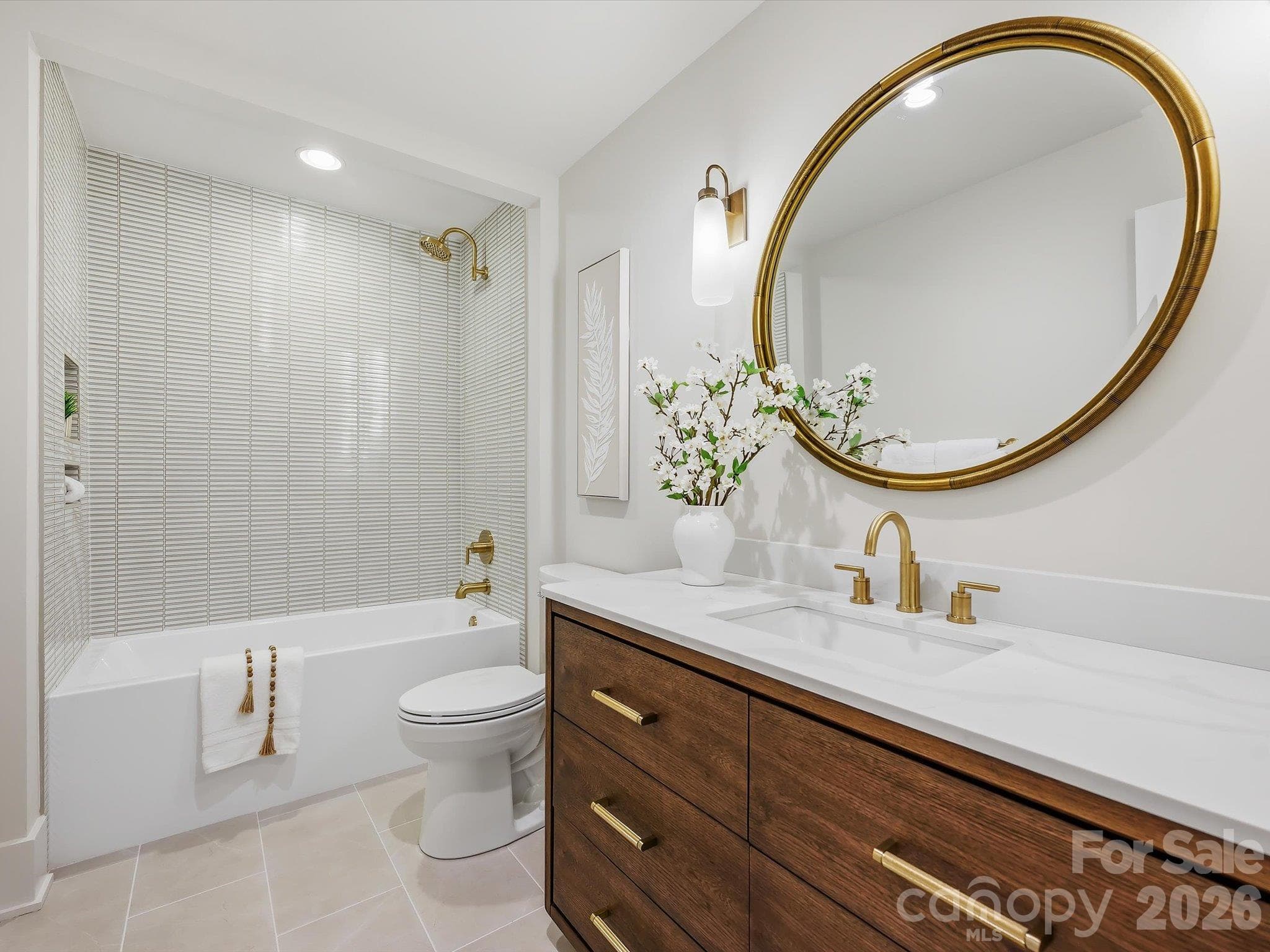 Full bath on main level - 5401 Lancelot Drive, Charlotte