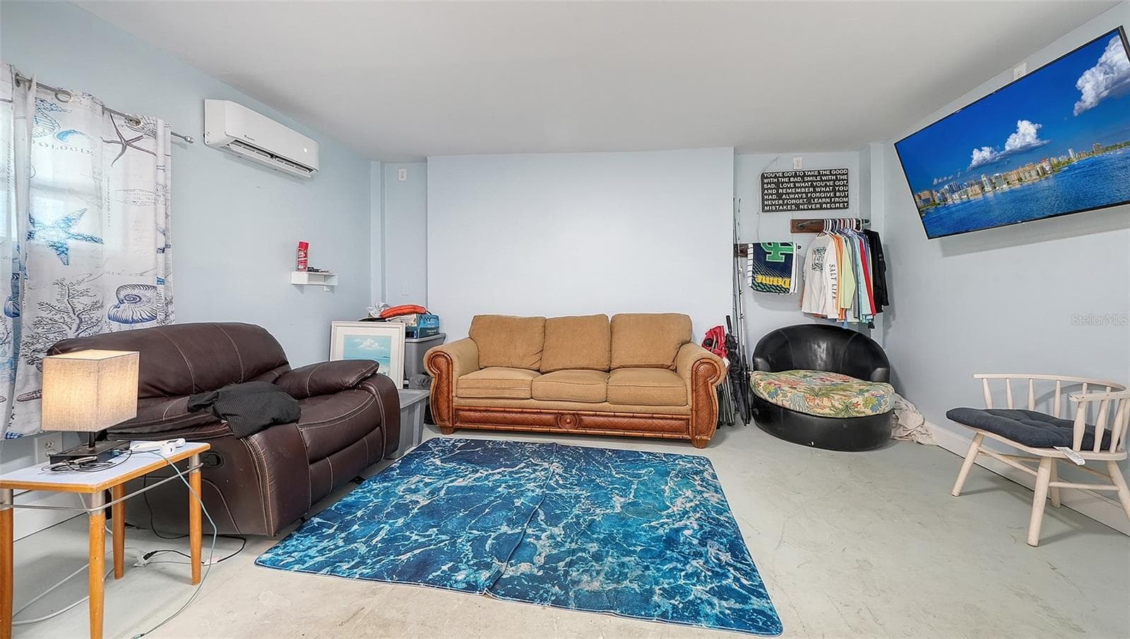 Ground floor under Unit A, efficiency apartment or in-law suite/storage space. - 2514 AVENUE B, BRADENTON BEACH
